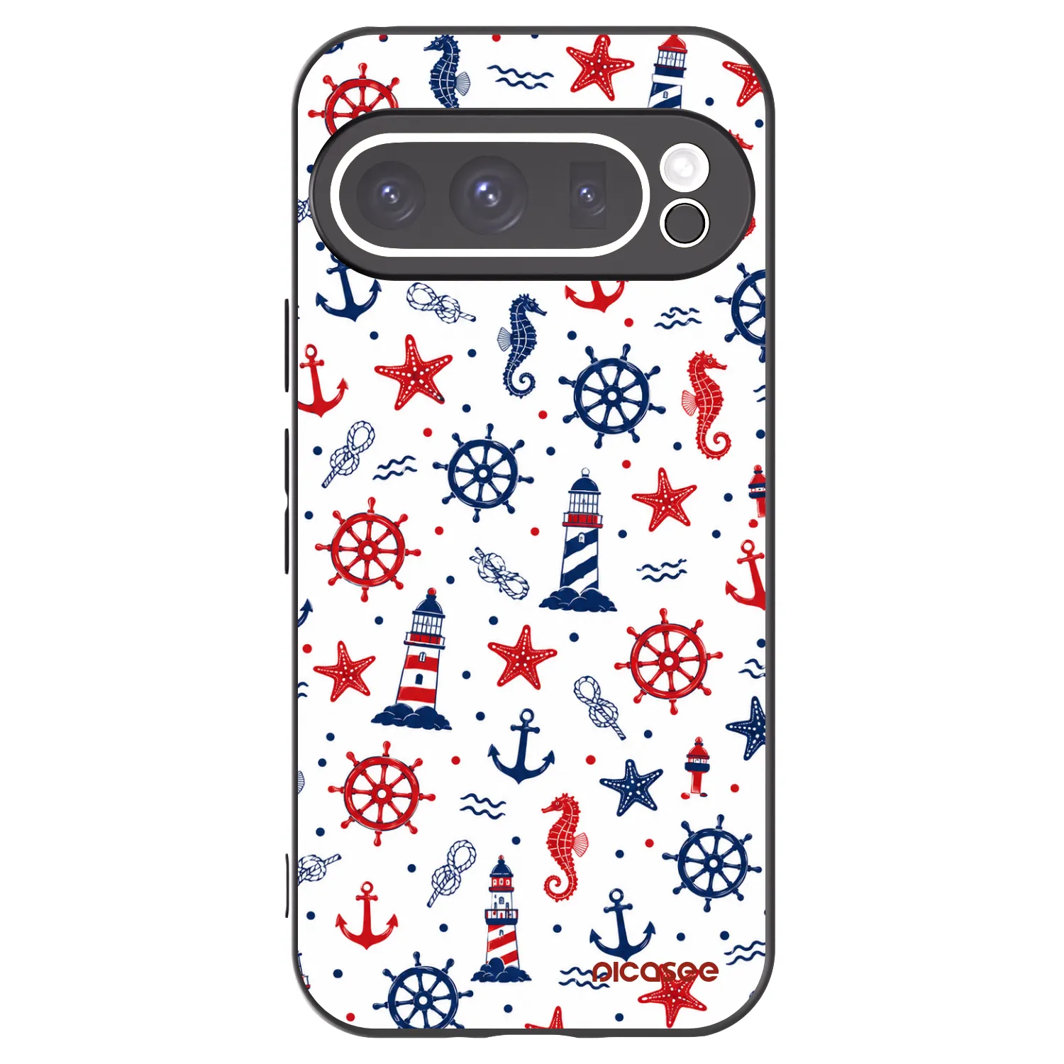 Picasee silikónový čierny obal pre Google Pixel 9 Pro - Sailor Vibes
