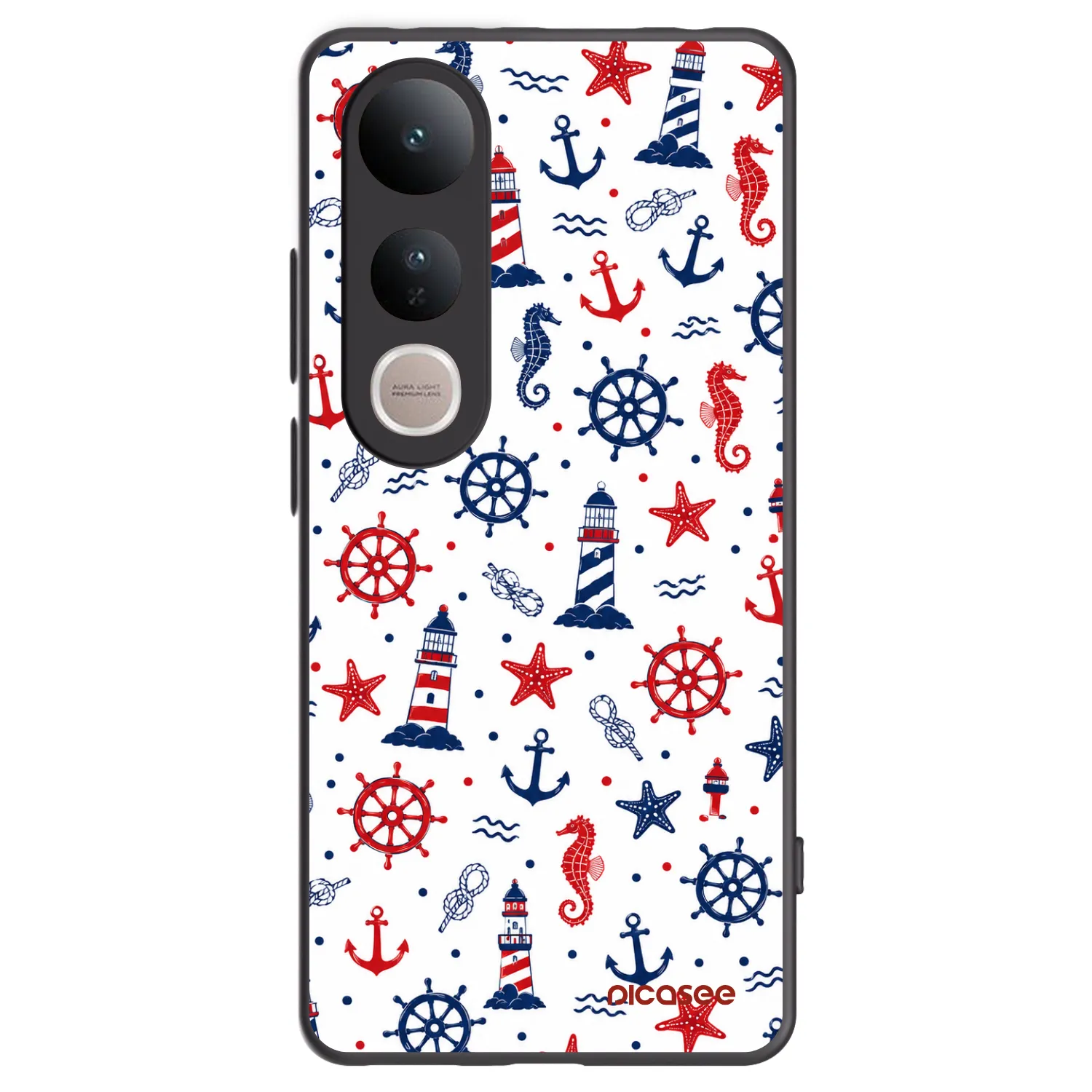 Picasee silikónový čierny obal pre Vivo V50 Lite 5G - Sailor Vibes