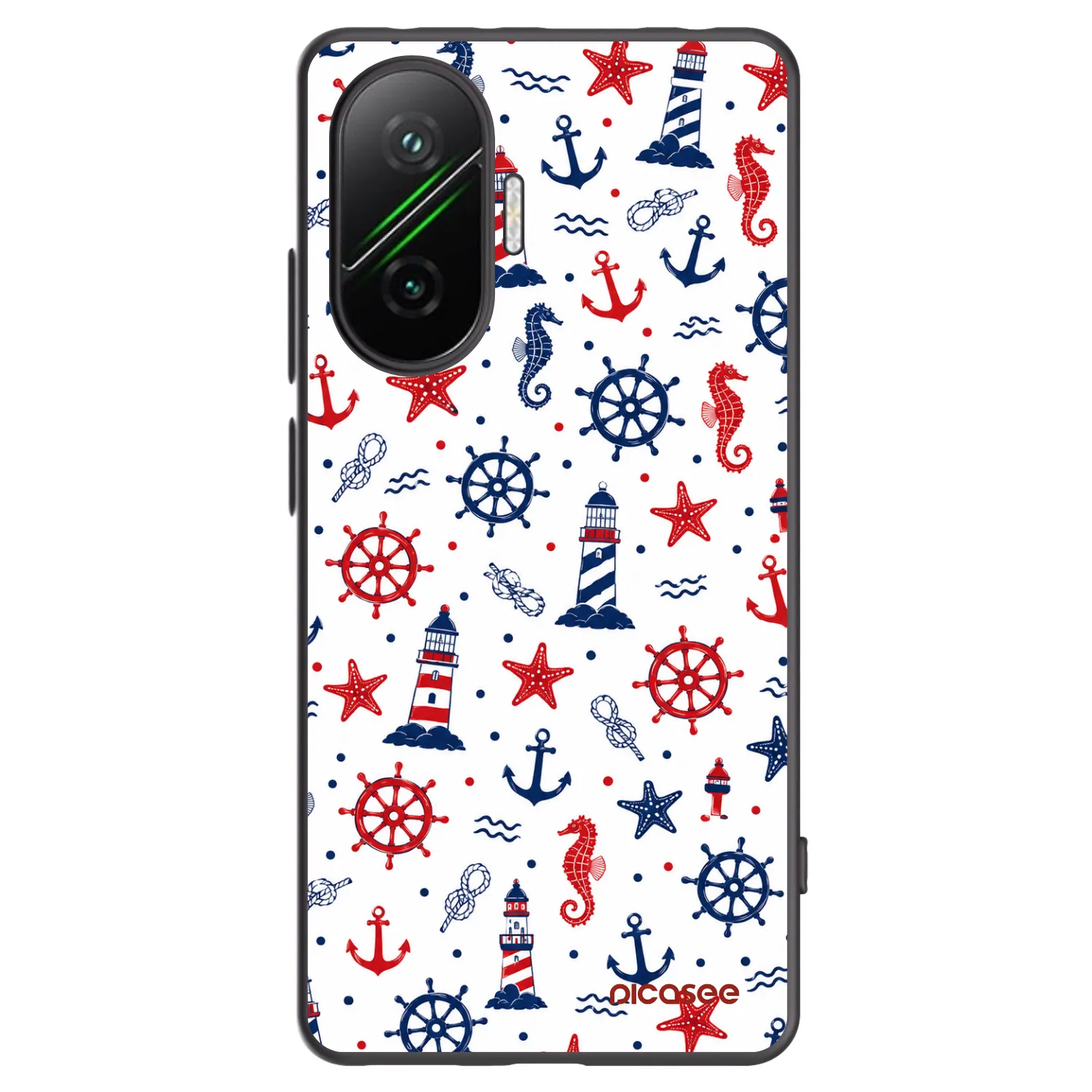 Picasee silikónový čierny obal pre Xiaomi Poco F7 Pro 5G - Sailor Vibes