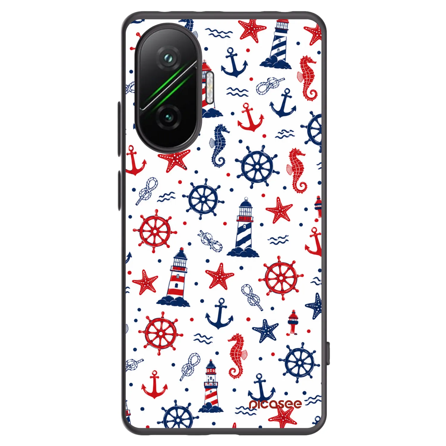 Picasee silikónový čierny obal pre Xiaomi Poco F7 5G - Sailor Vibes