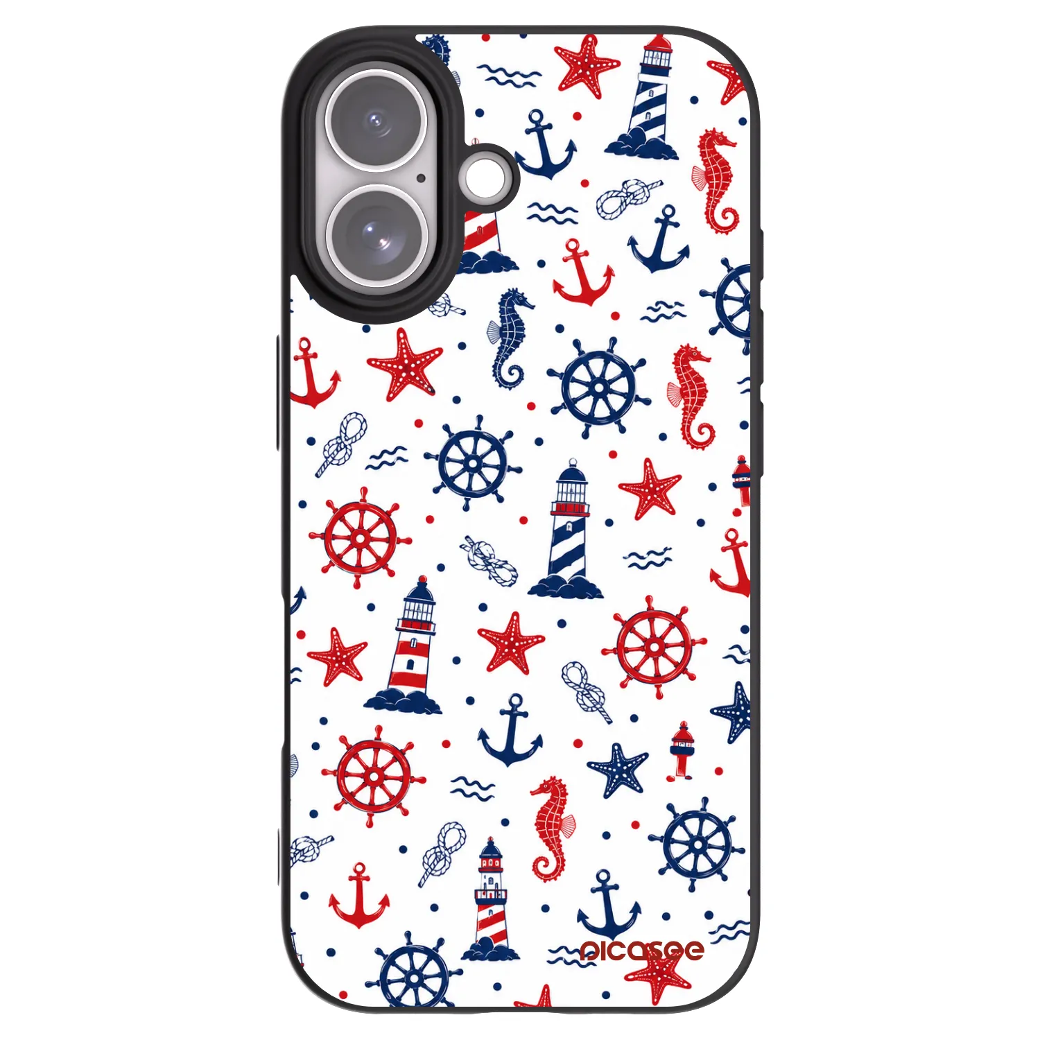 Picasee silikónový čierny obal pre Apple iPhone 17 - Sailor Vibes