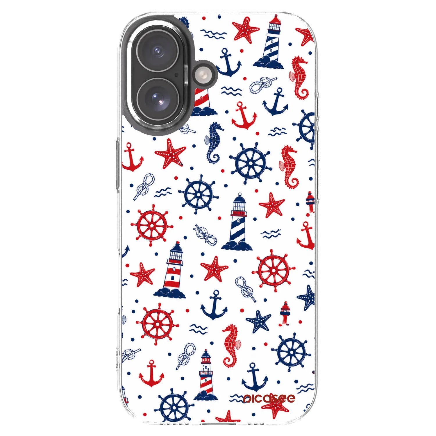 Picasee silikónový prehľadný obal pre Apple iPhone 17 - Sailor Vibes