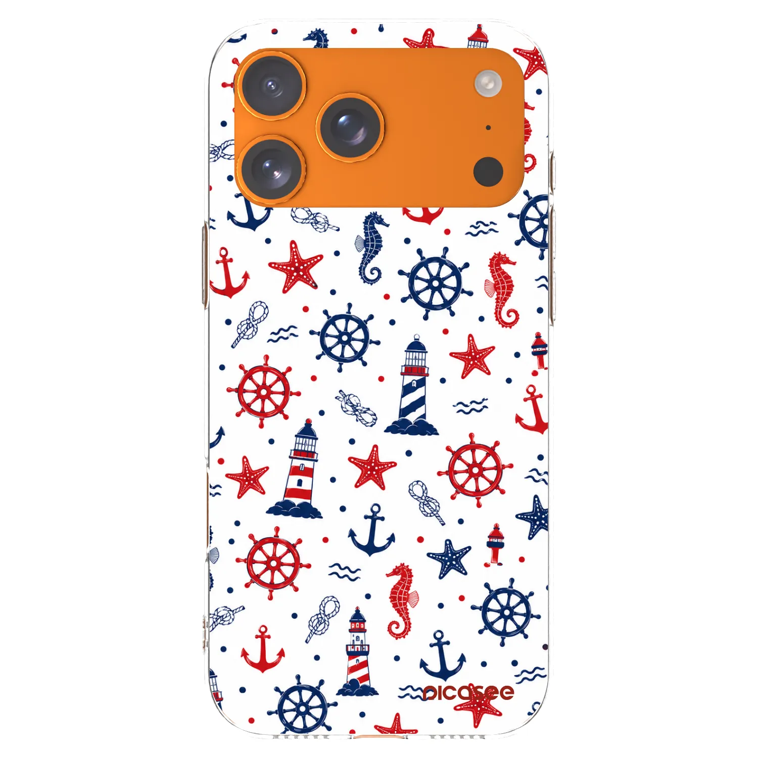 Picasee silikónový prehľadný obal pre Apple iPhone 17 Pro Max - Sailor Vibes