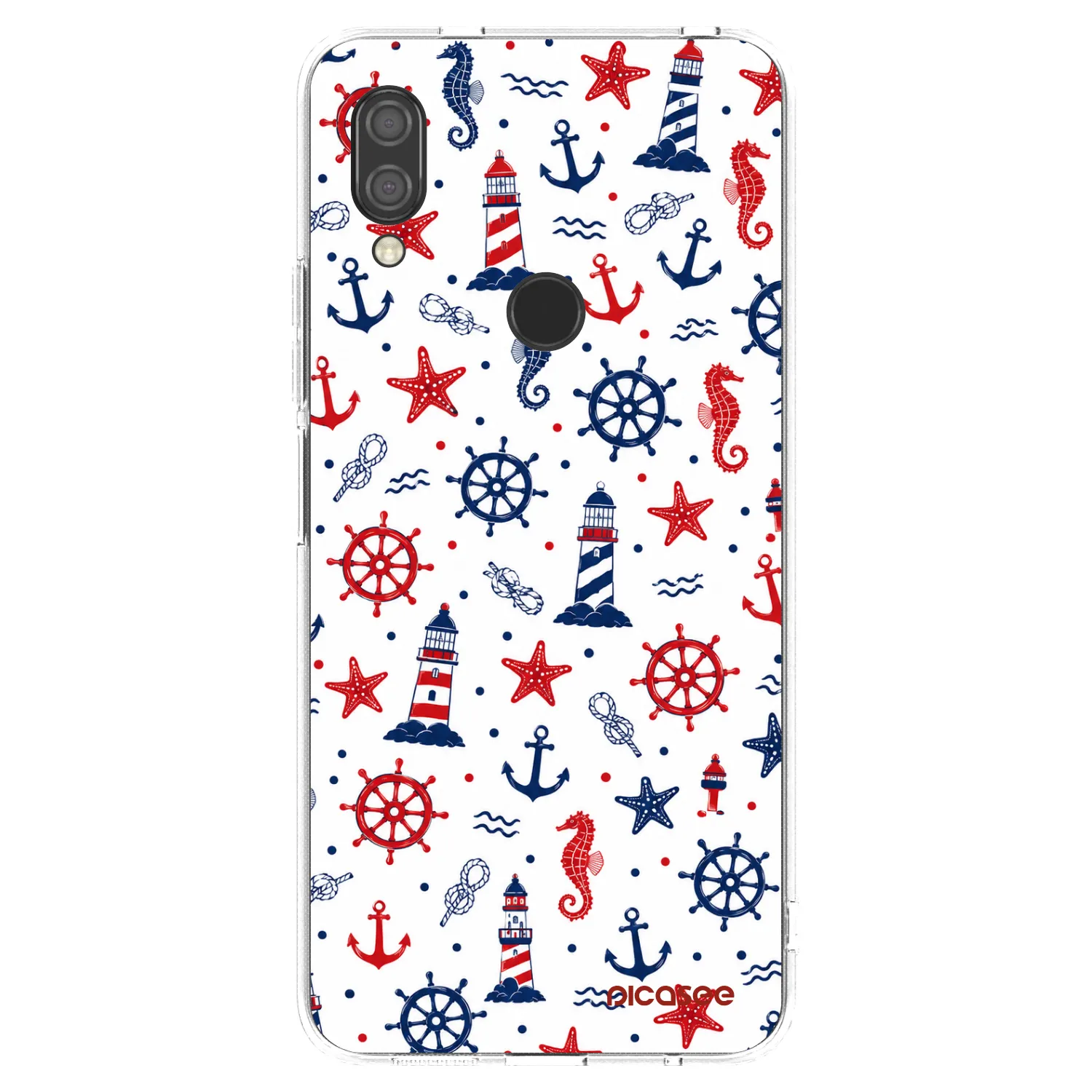 Picasee silikónový prehľadný obal pre Xiaomi Redmi 7 - Sailor Vibes