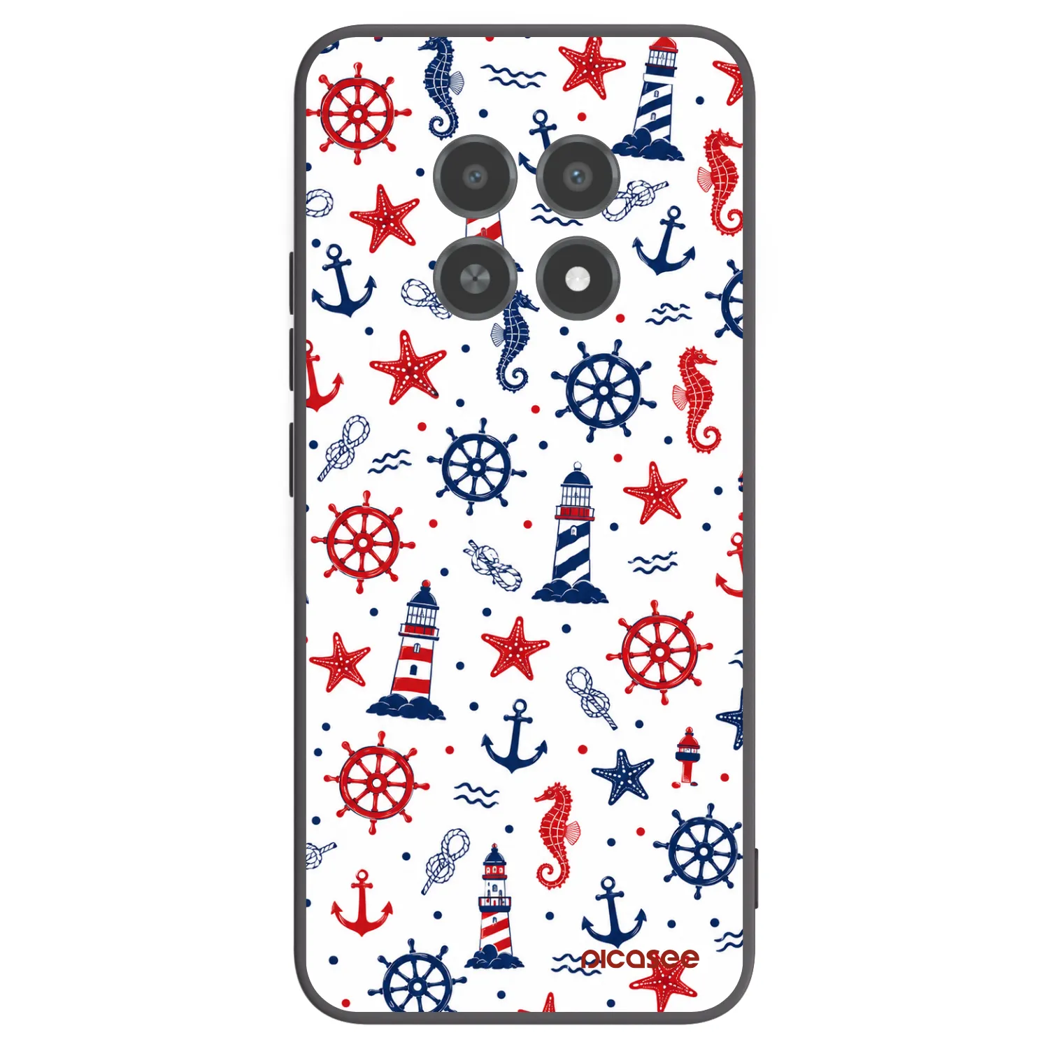 Picasee silikónový čierny obal pre Realme 12X - Sailor Vibes