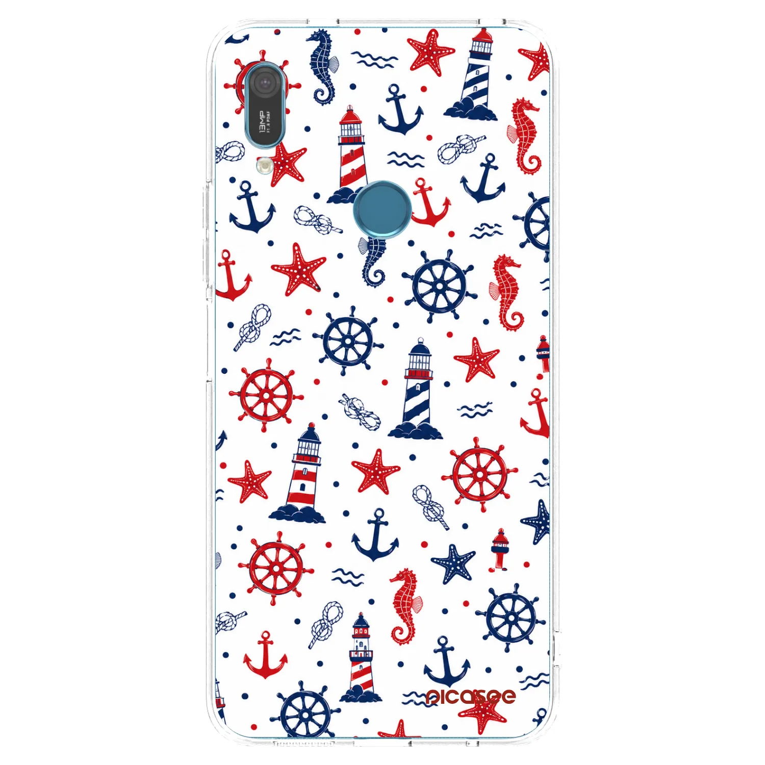 Picasee silikónový prehľadný obal pre Huawei Y6 2019 - Sailor Vibes