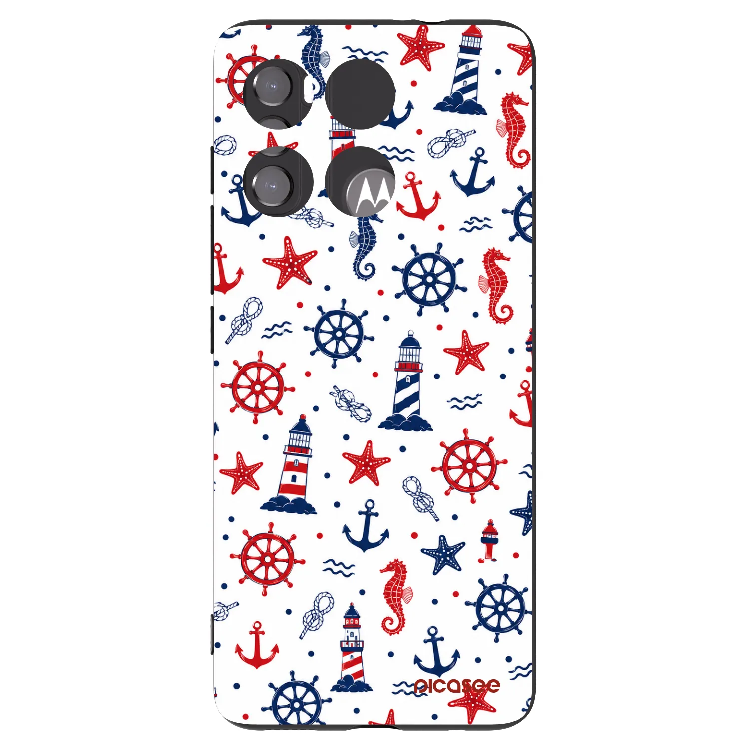 Picasee silikónový čierny obal pre Motorola Edge 60 5G - Sailor Vibes
