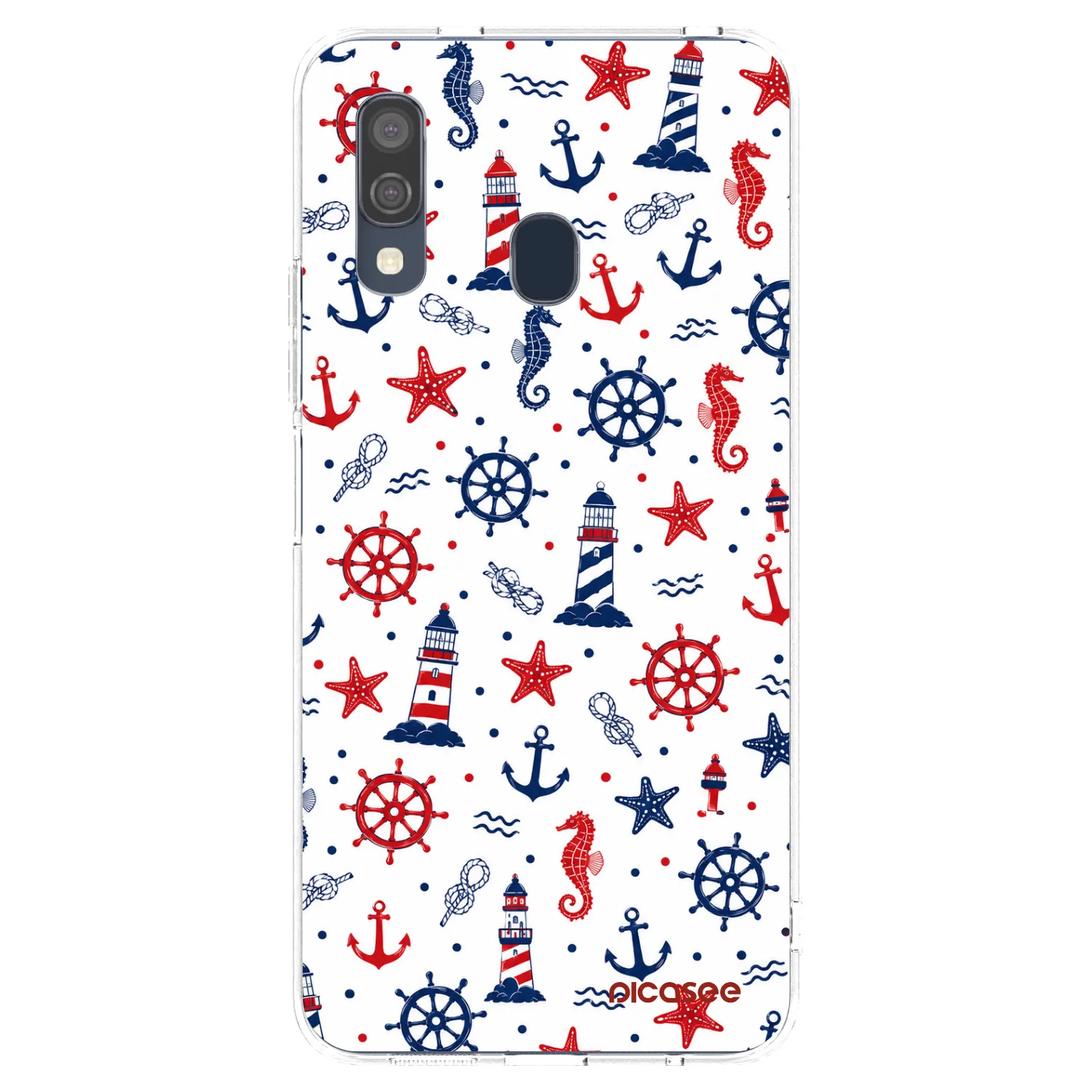 Picasee silikónový prehľadný obal pre Samsung Galaxy A40 A405F - Sailor Vibes