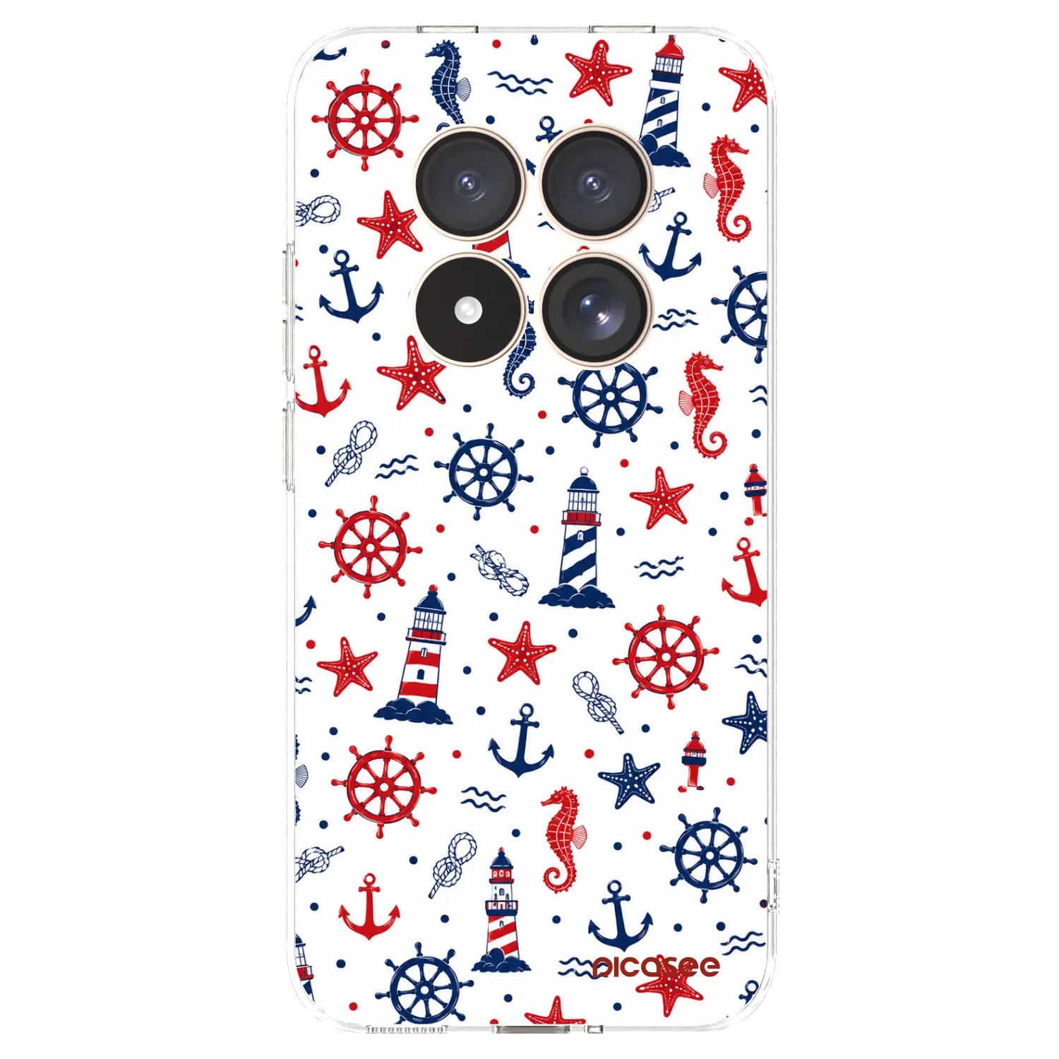 Picasee silikónový prehľadný obal pre Xiaomi Redmi Note 15 Pro 4G - Sailor Vibes