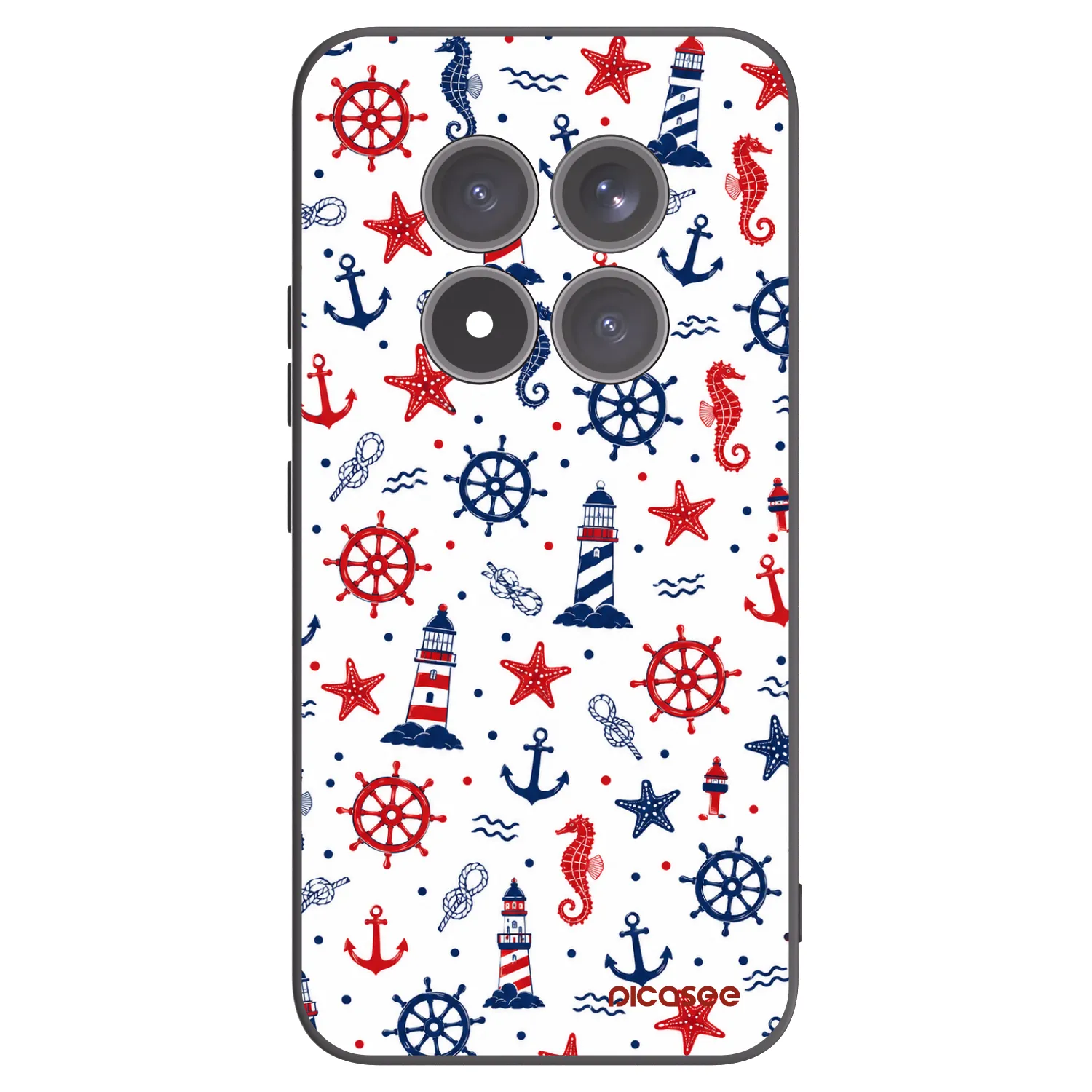Picasee silikónový čierny obal pre Xiaomi Redmi Note 15 Pro+ - Sailor Vibes