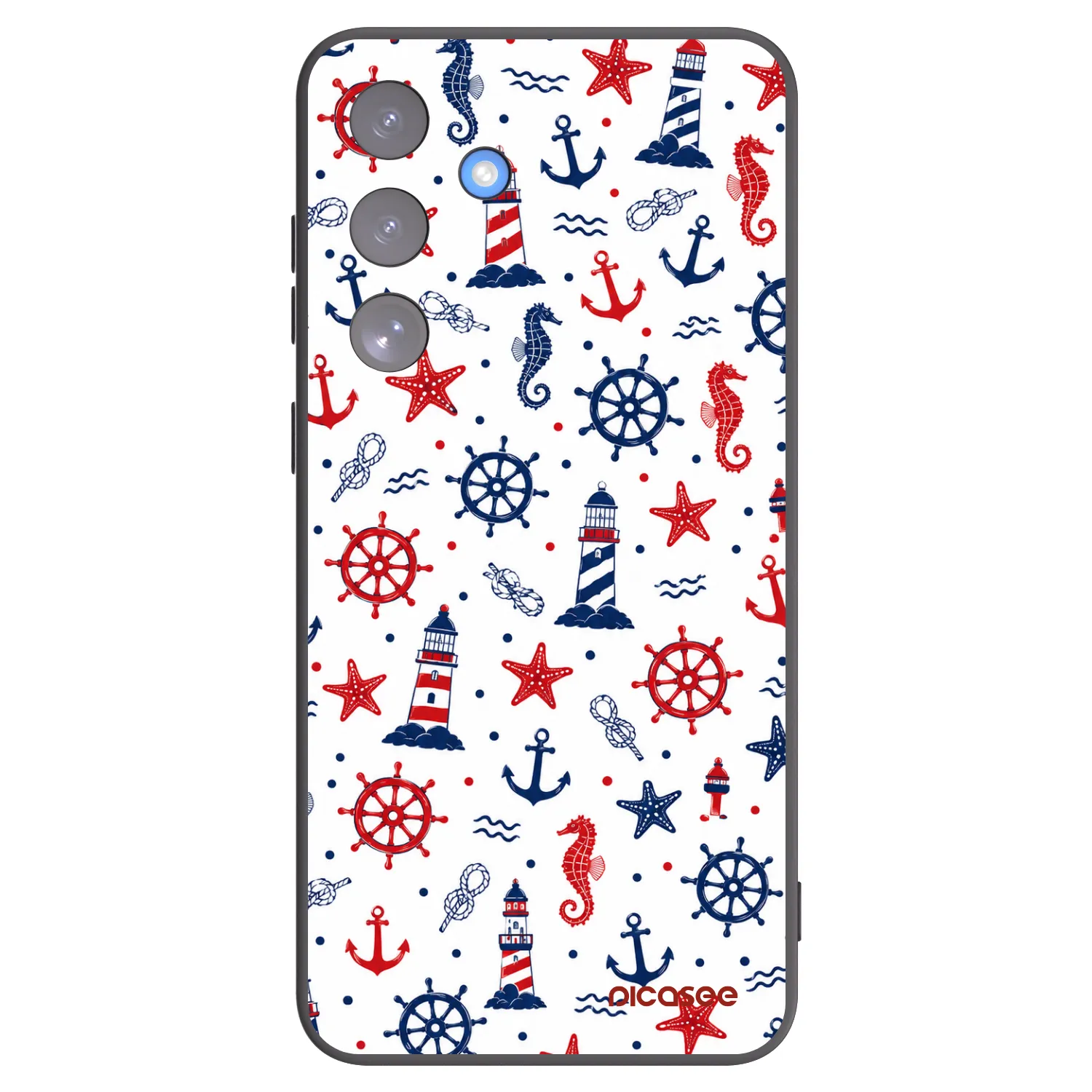 Picasee silikónový čierny obal pre Samsung Galaxy S25 FE 5G - Sailor Vibes