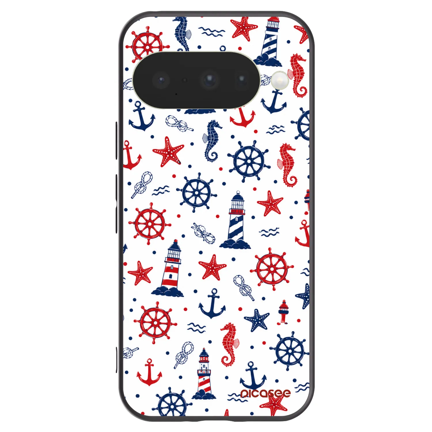 Picasee silikónový čierny obal pre Google Pixel 10 - Sailor Vibes