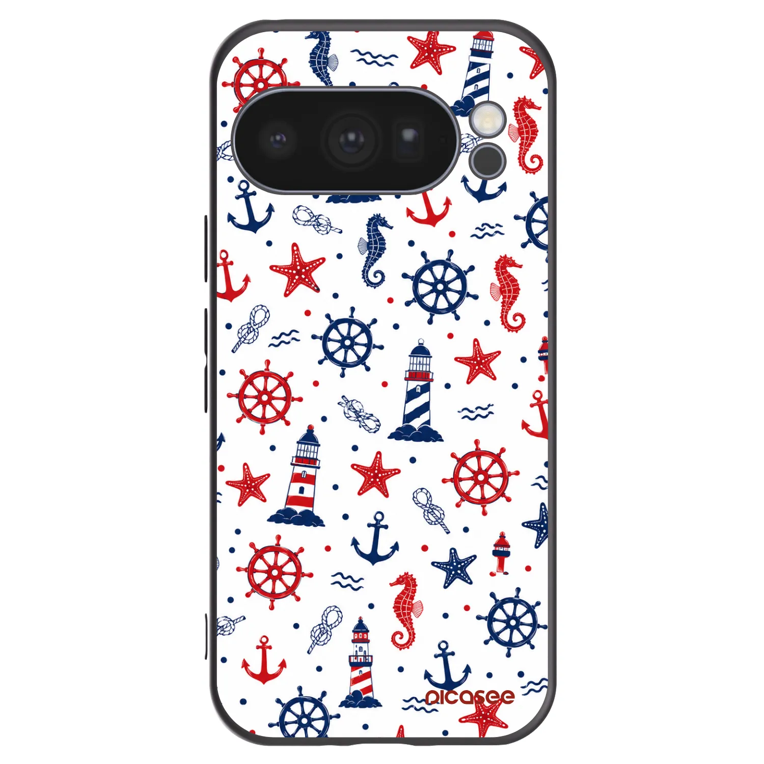 Picasee silikónový čierny obal pre Google Pixel 10 Pro - Sailor Vibes