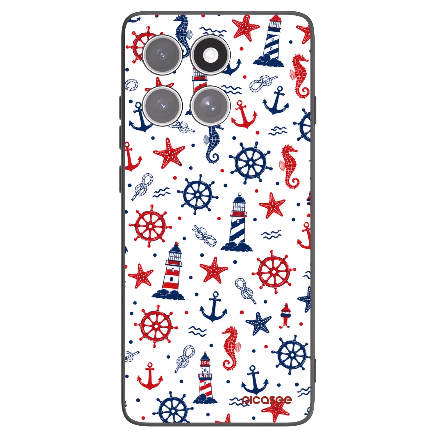 Picasee silikónový čierny obal pre Motorola Edge 60 Fusion - Sailor Vibes