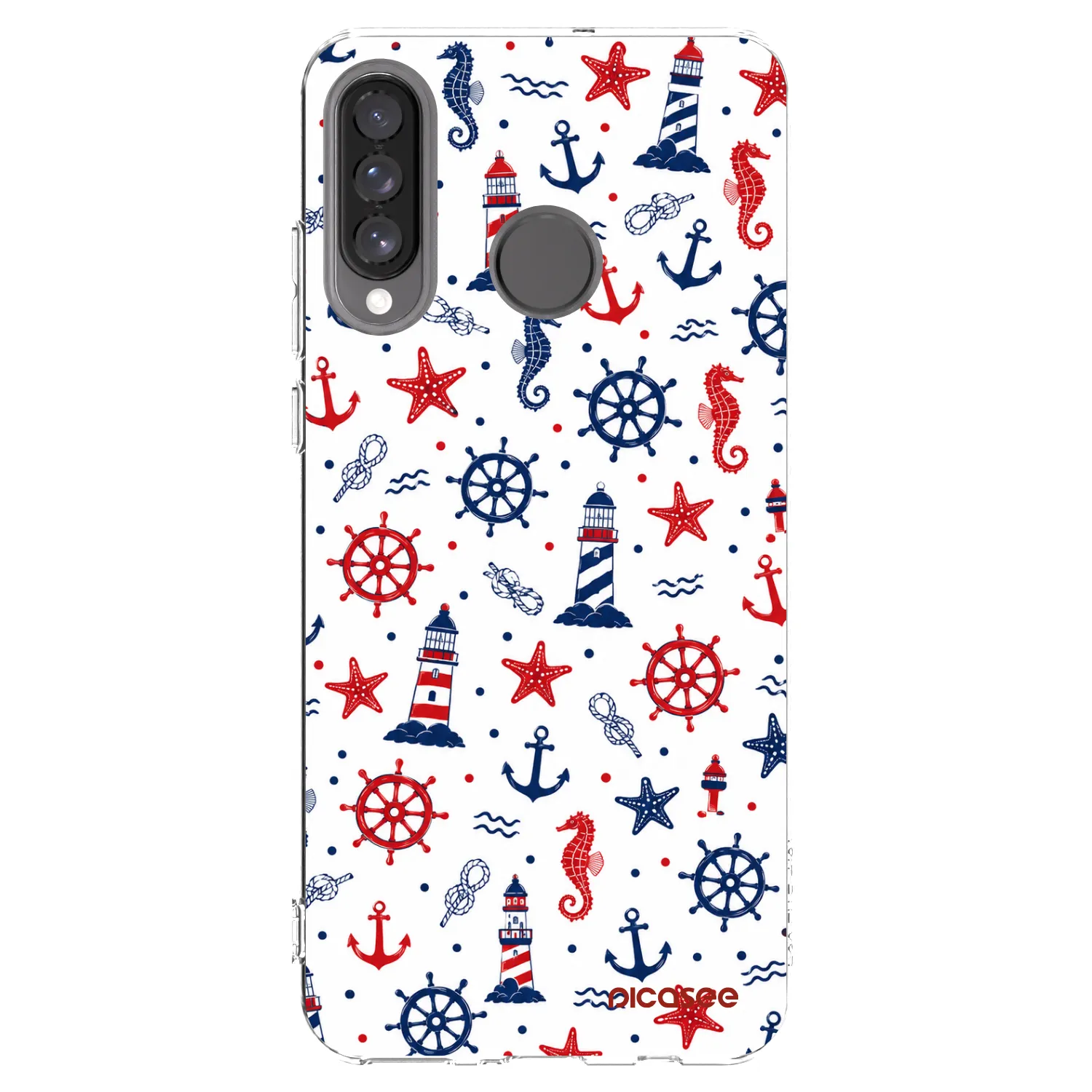 Picasee silikónový prehľadný obal pre Huawei P30 Lite - Sailor Vibes