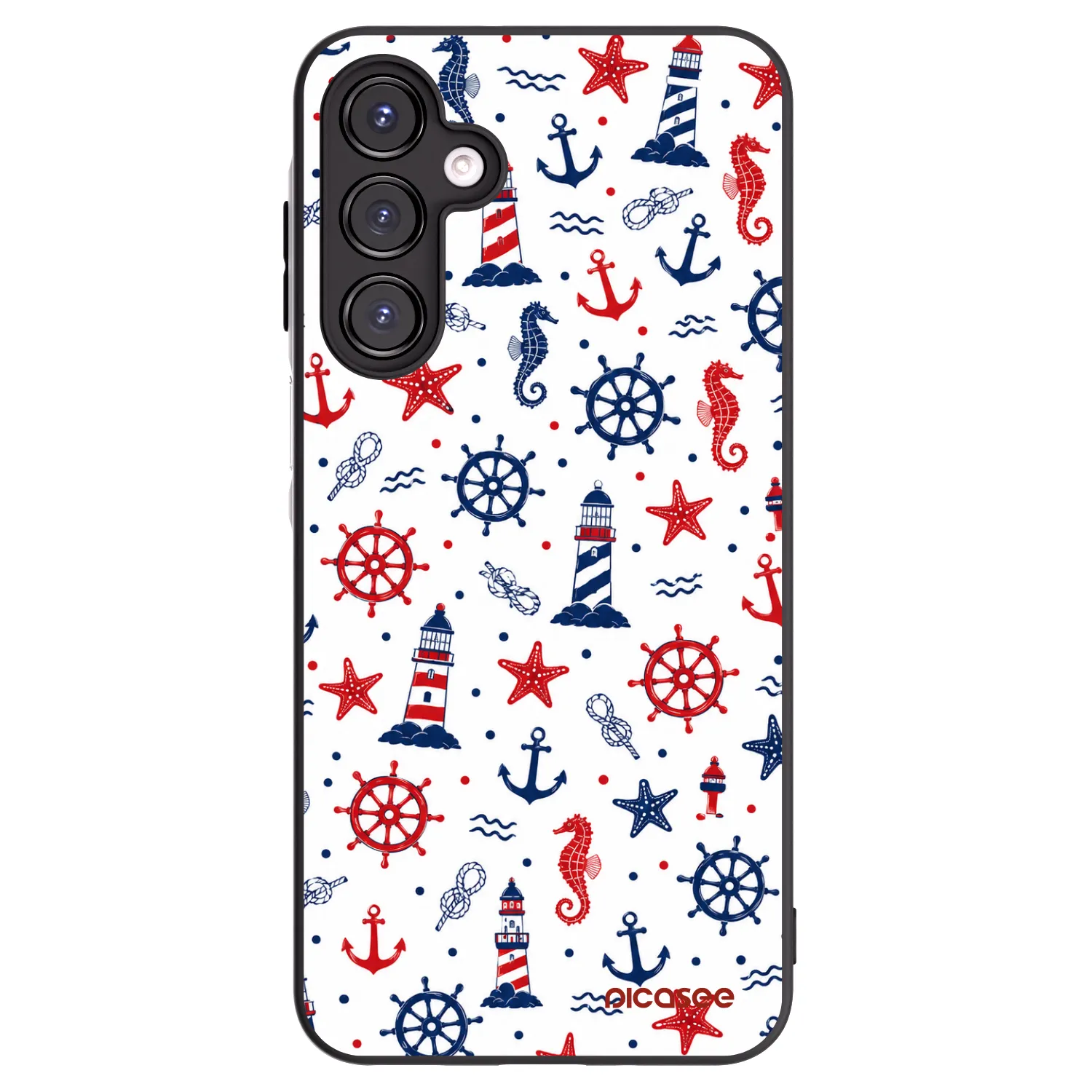 Picasee silikónový čierny obal pre Samsung Galaxy A16 4G - Sailor Vibes