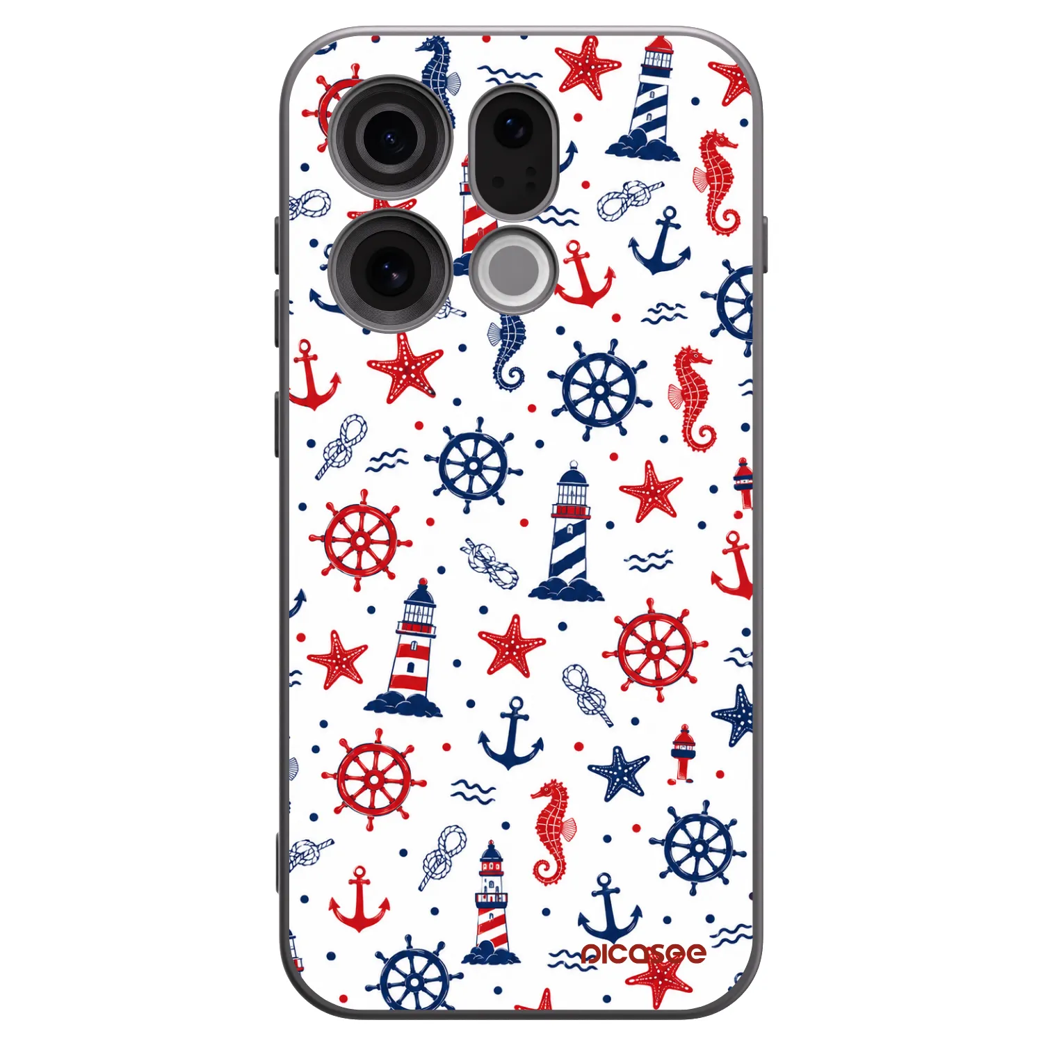 Picasee silikónový čierny obal pre OPPO Find X9 - Sailor Vibes