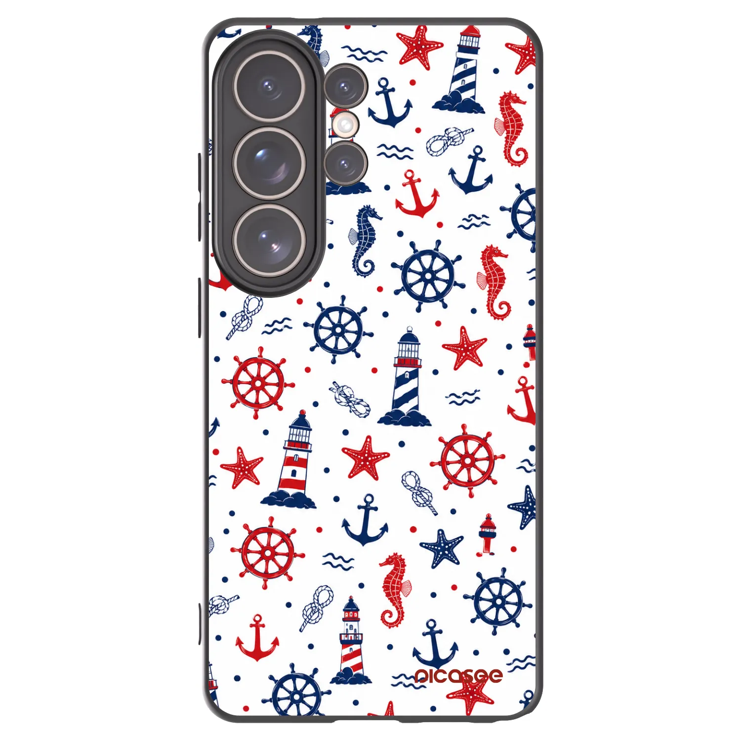 Picasee silikónový čierny obal pre Samsung Galaxy S26 Ultra - Sailor Vibes