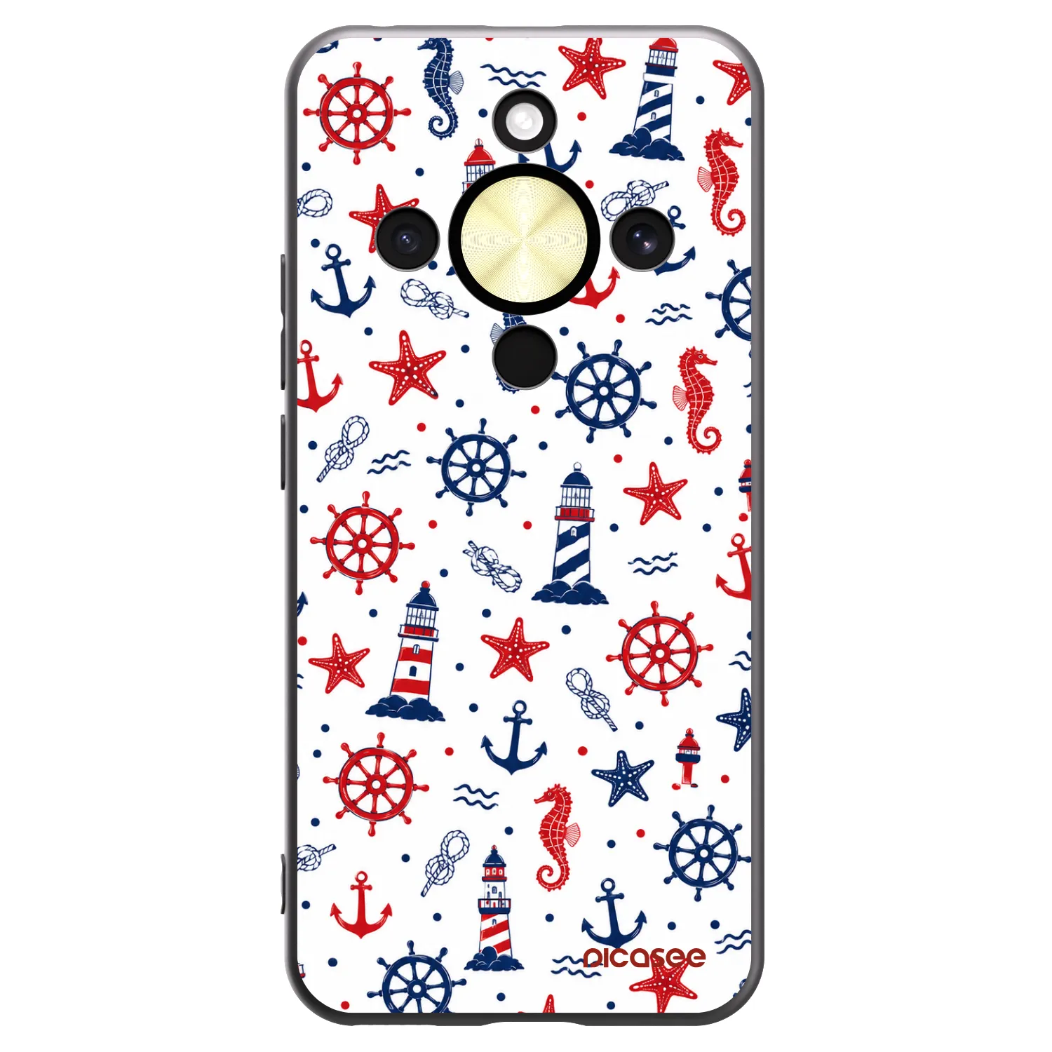 Picasee silikónový čierny obal pre Honor Magic8 Lite 5G - Sailor Vibes