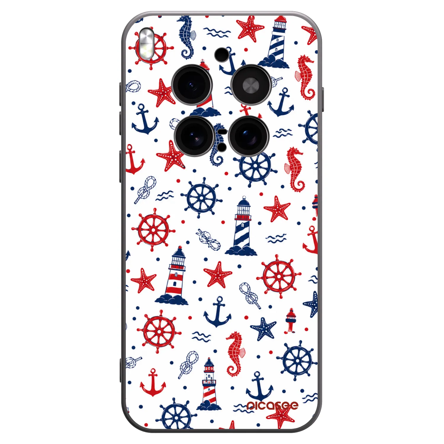 Picasee silikónový čierny obal pre Vivo X300 Pro - Sailor Vibes