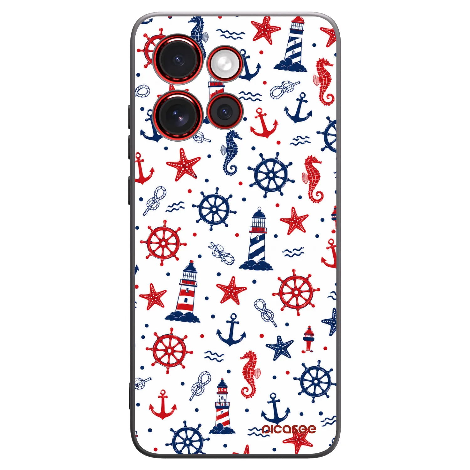 Picasee silikónový čierny obal pre Motorola Edge 60 Neo 5G - Sailor Vibes