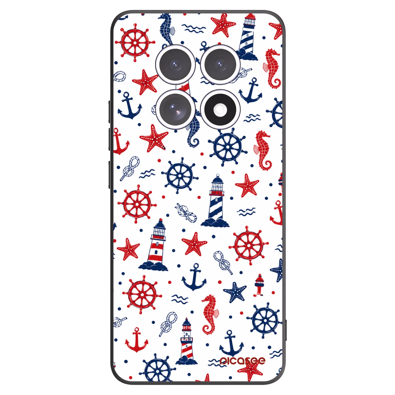 Picasee silikónový čierny obal pre Xiaomi Redmi Note 15 5G - Sailor Vibes