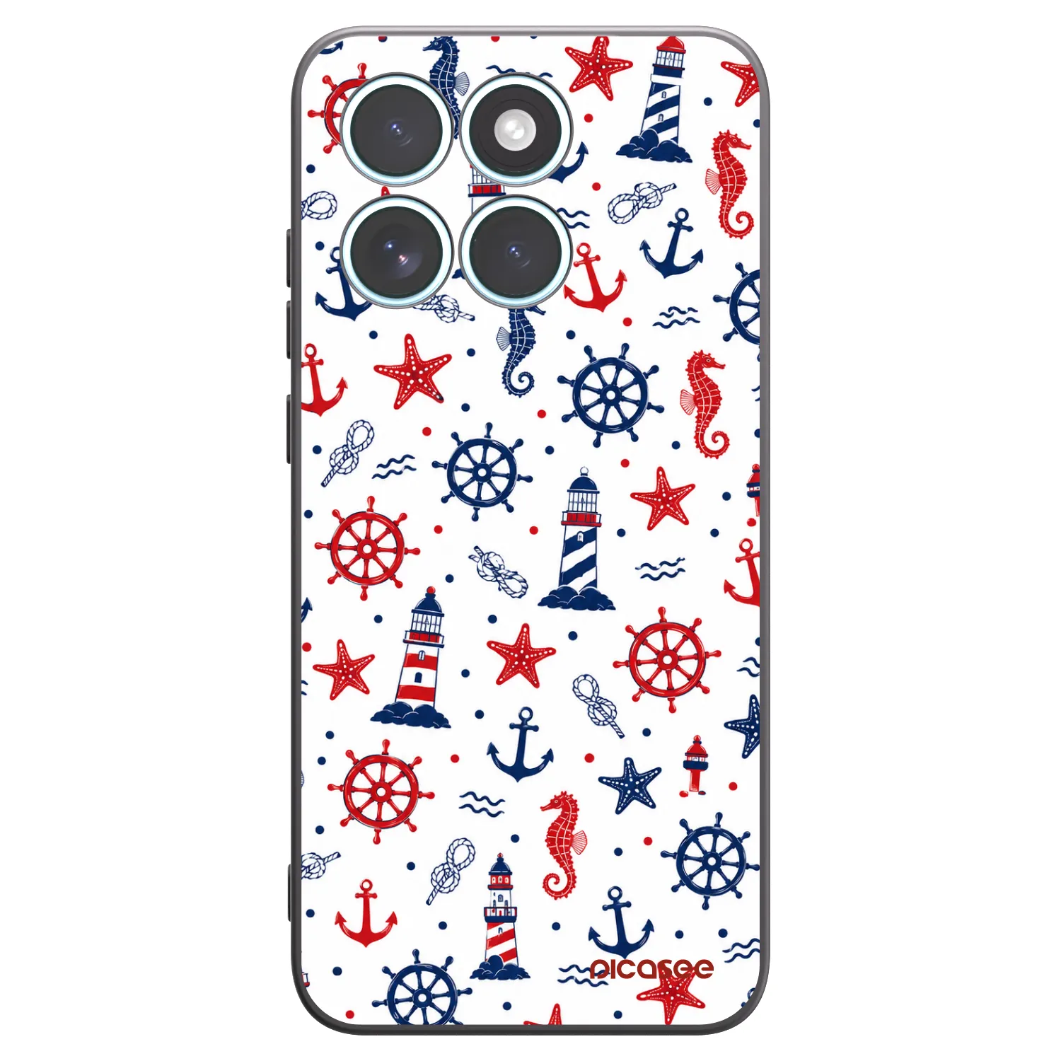 Picasee silikónový čierny obal pre Motorola Edge 70 Fusion - Sailor Vibes