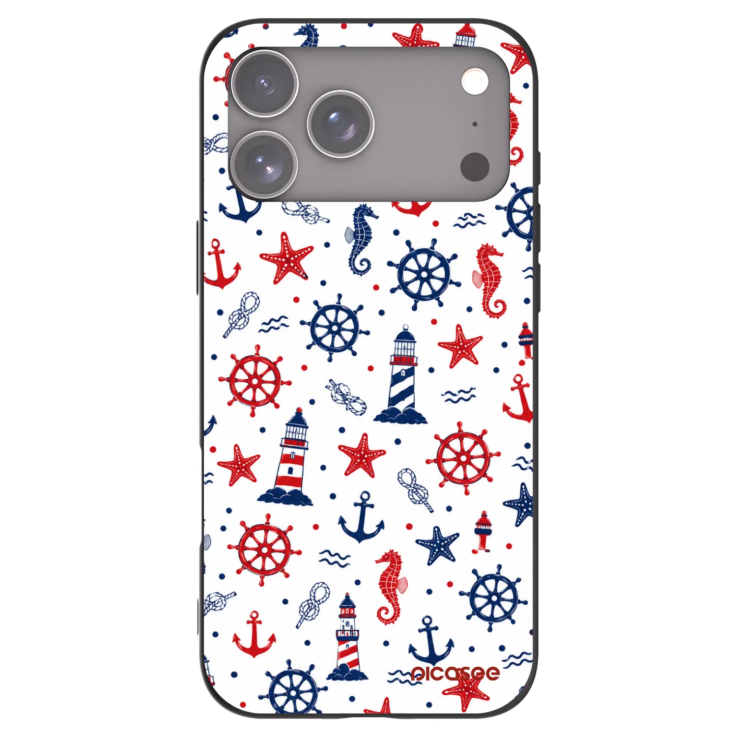 Picasee silikónový čierny obal pre Apple iPhone 18 Pro Max - Sailor Vibes