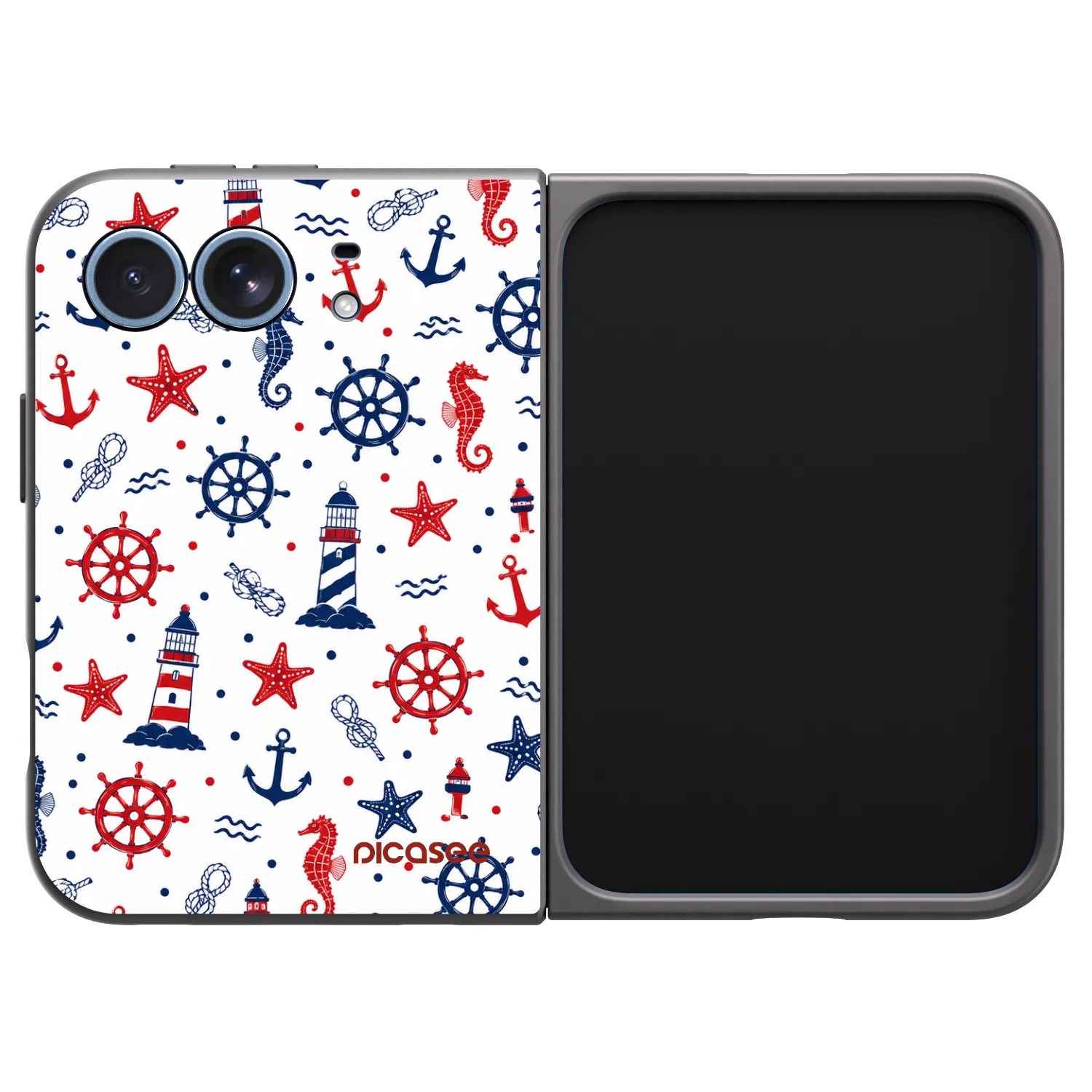 Picasee silikónový čierny obal pre Apple iPhone Ultra - Sailor Vibes