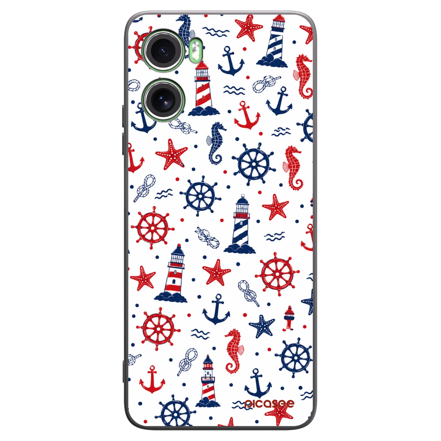 Picasee silikónový čierny obal pre Motorola Moto G06 - Sailor Vibes