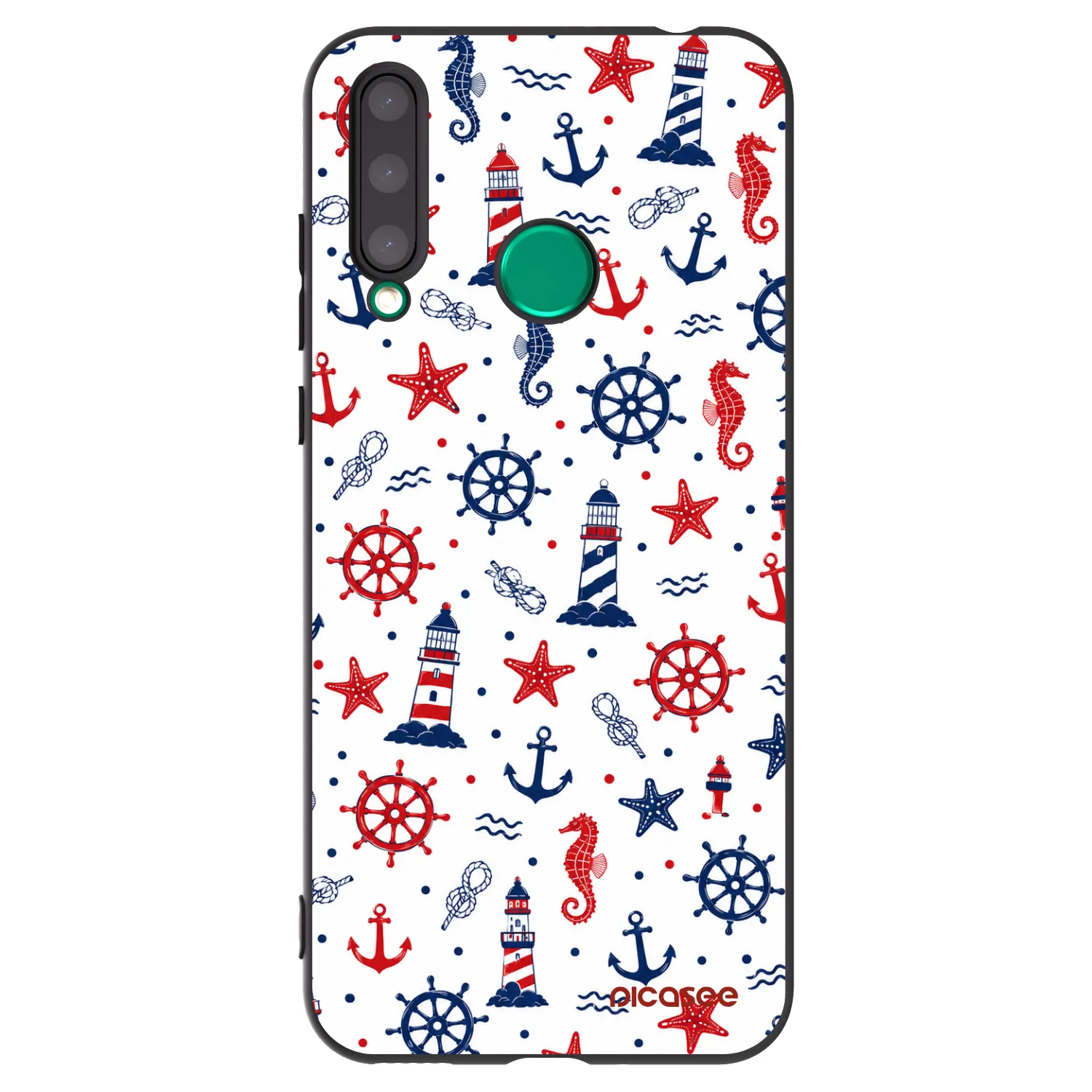 Picasee silikónový čierny obal pre Honor 20 Lite - Sailor Vibes