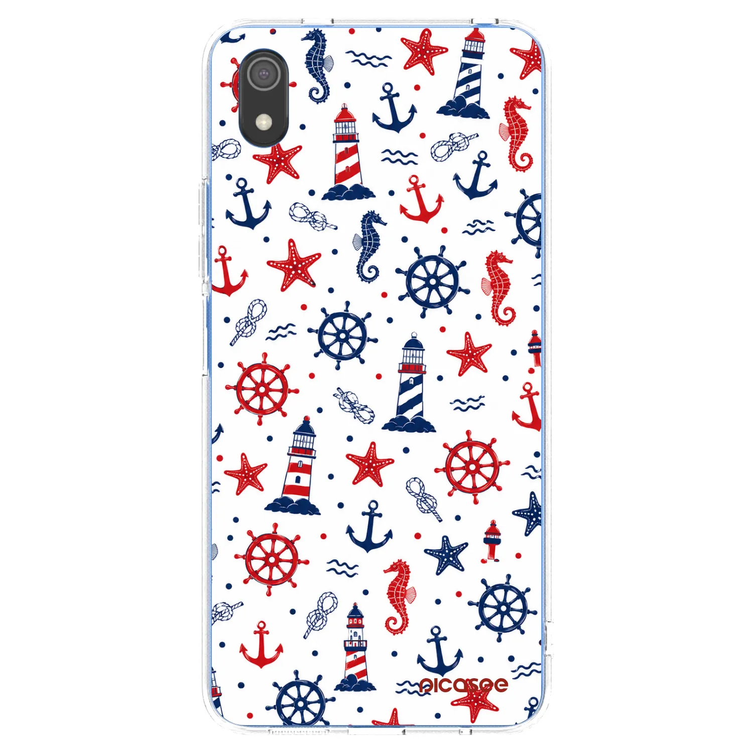 Picasee silikónový prehľadný obal pre Xiaomi Redmi 7A - Sailor Vibes