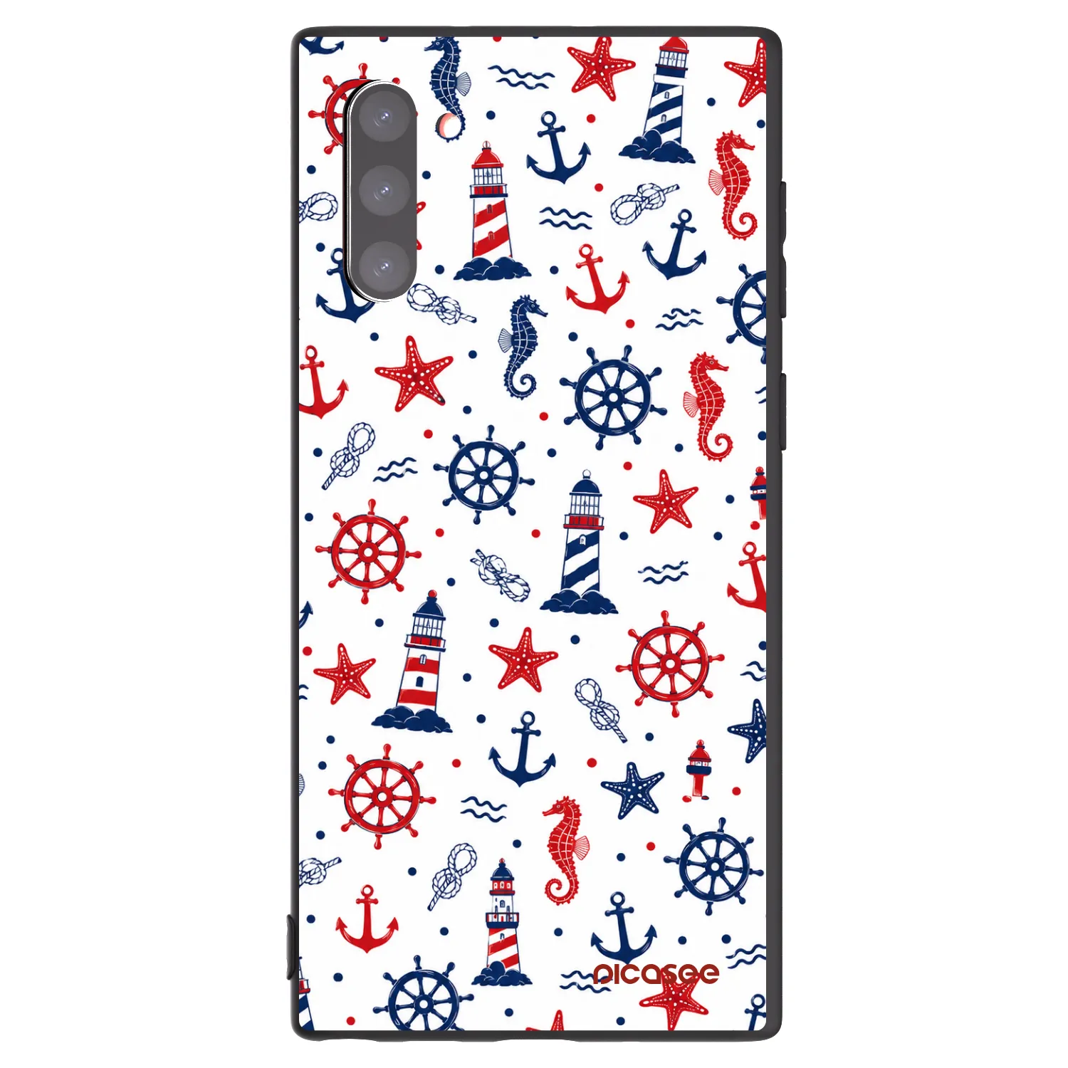 Picasee silikónový čierny obal pre Samsung Galaxy Note 10 N970F - Sailor Vibes