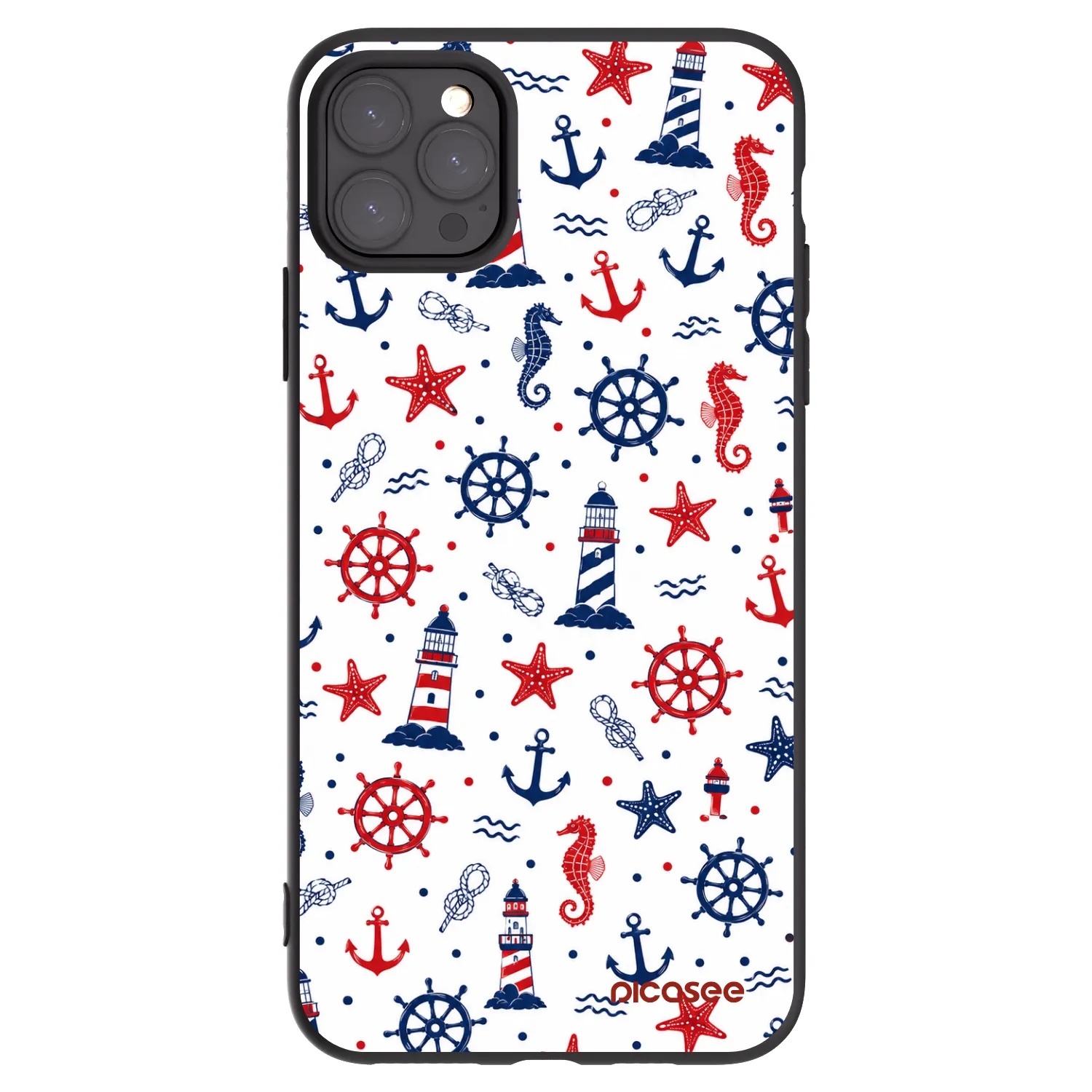 Picasee silikónový čierny obal pre Apple iPhone 11 Pro Max - Sailor Vibes
