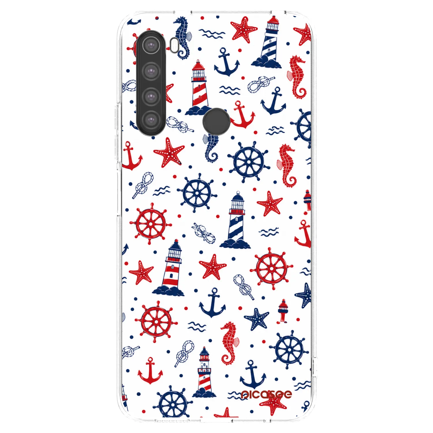 Picasee silikónový prehľadný obal pre Xiaomi Redmi Note 8 - Sailor Vibes
