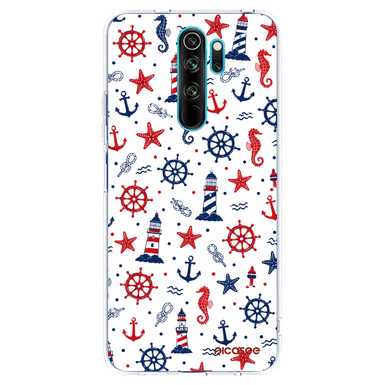 Picasee silikónový prehľadný obal pre Xiaomi Redmi Note 8 Pro - Sailor Vibes