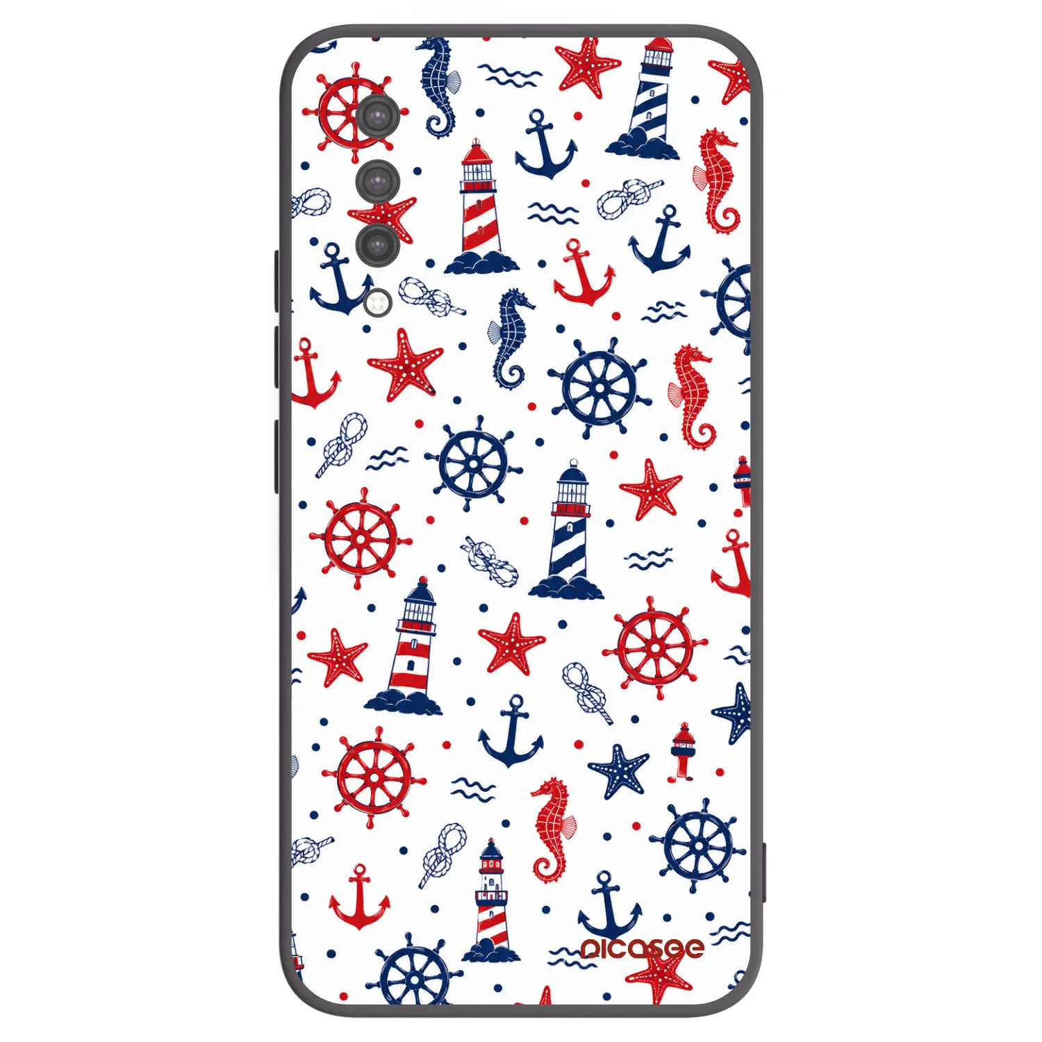 Picasee silikónový čierny obal pre Xiaomi Mi 9 Lite - Sailor Vibes