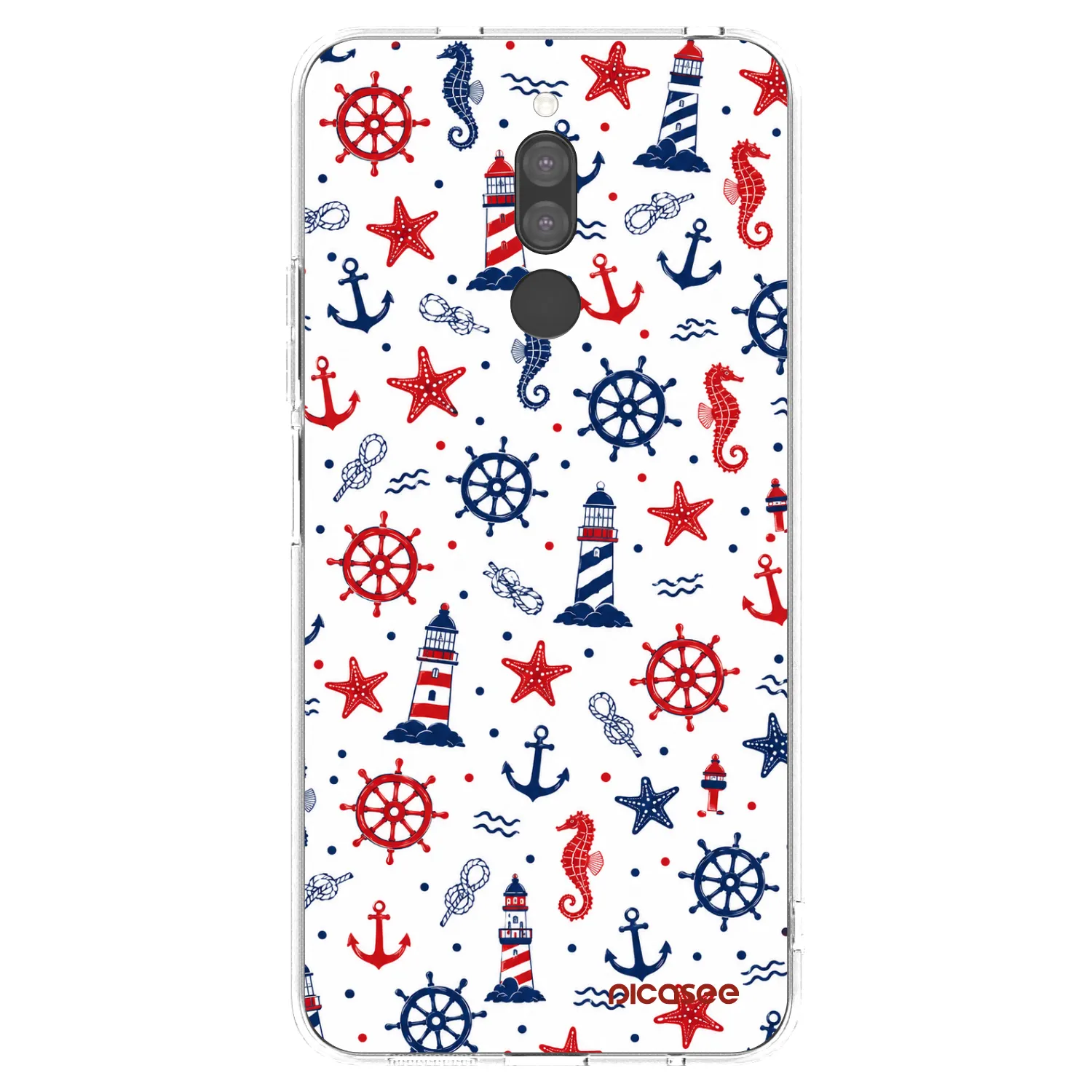 Picasee silikónový prehľadný obal pre Xiaomi Redmi 8 - Sailor Vibes
