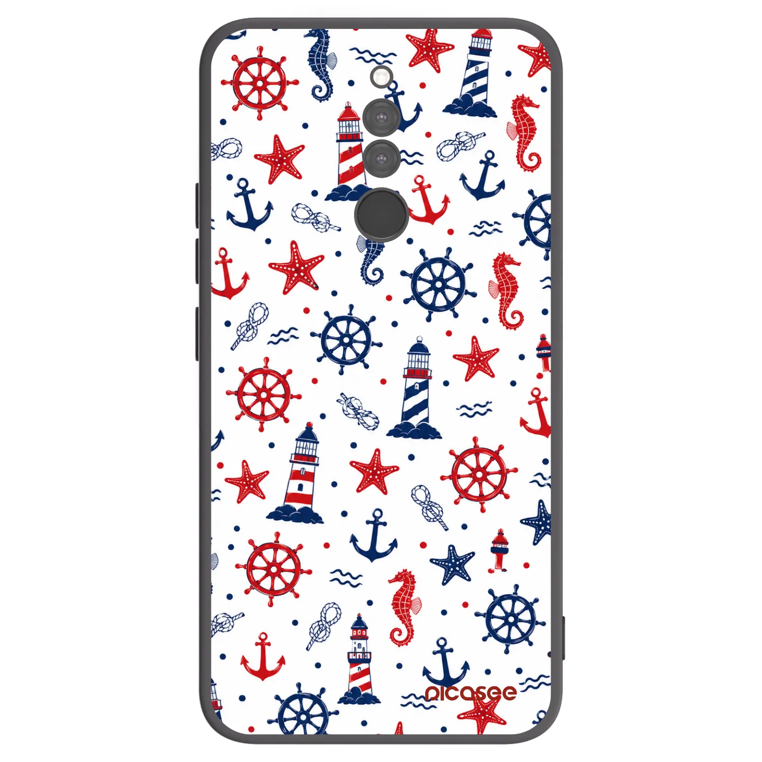Picasee silikónový čierny obal pre Xiaomi Redmi 8 - Sailor Vibes