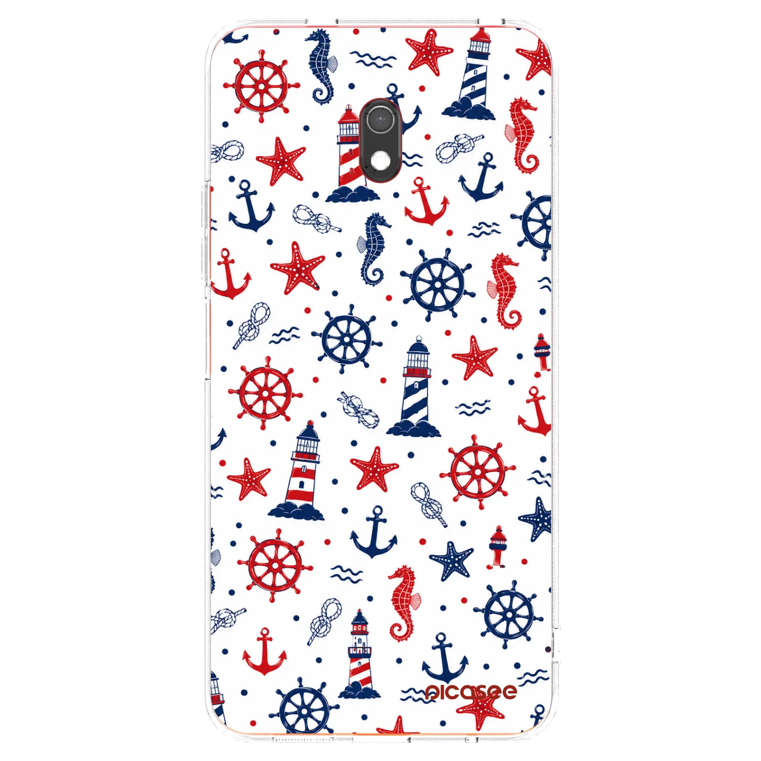 Picasee silikónový prehľadný obal pre Xiaomi Redmi 8A - Sailor Vibes