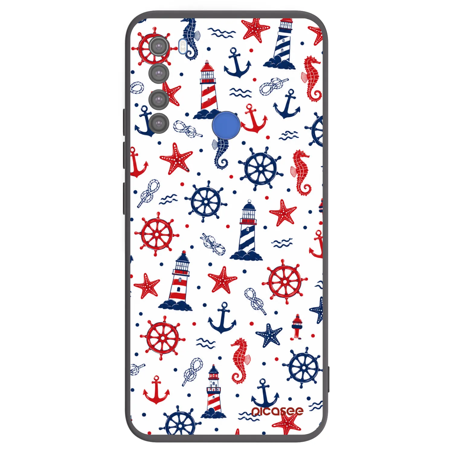 Picasee silikónový čierny obal pre Xiaomi Redmi Note 8T - Sailor Vibes