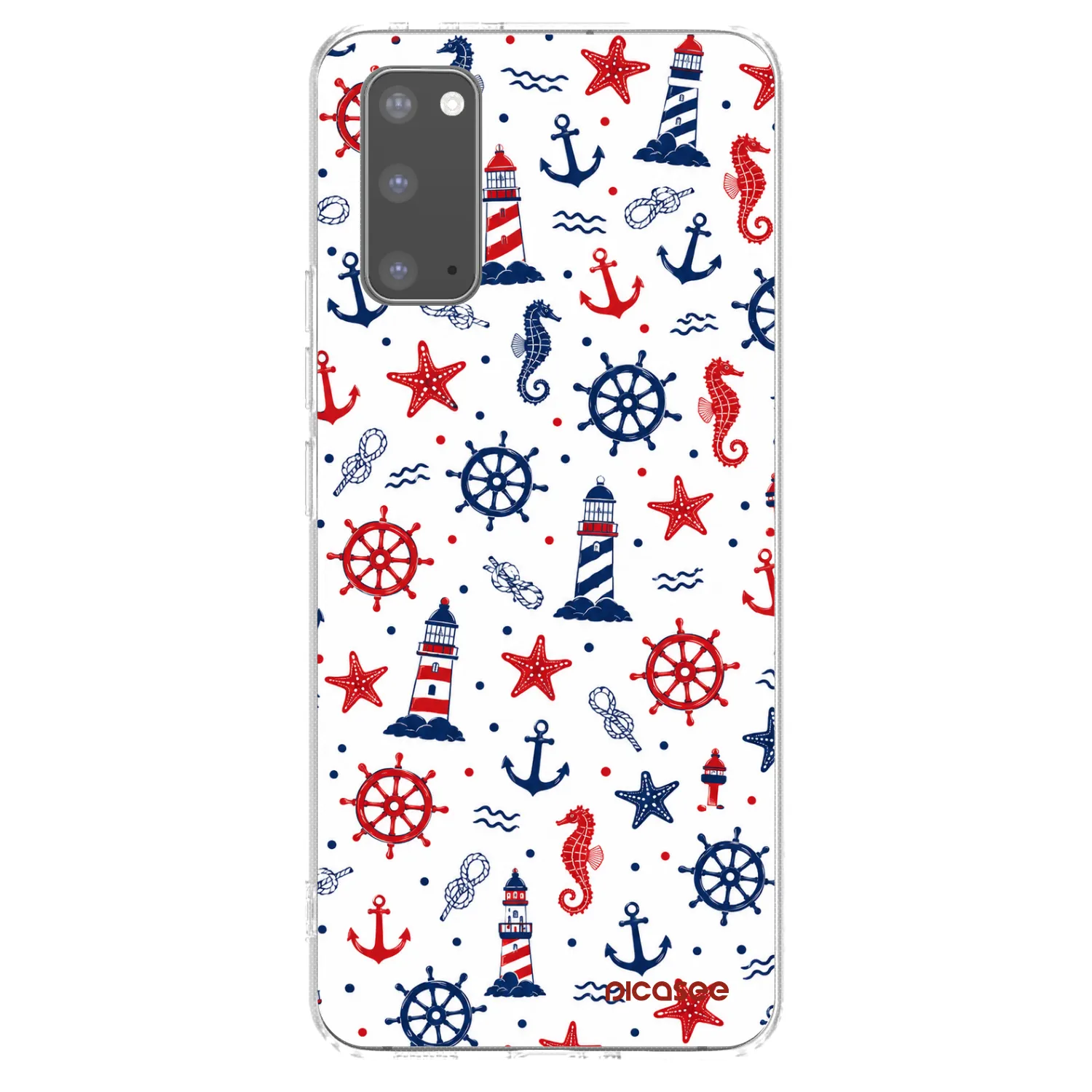 Picasee silikónový prehľadný obal pre Samsung Galaxy S20 G980F - Sailor Vibes