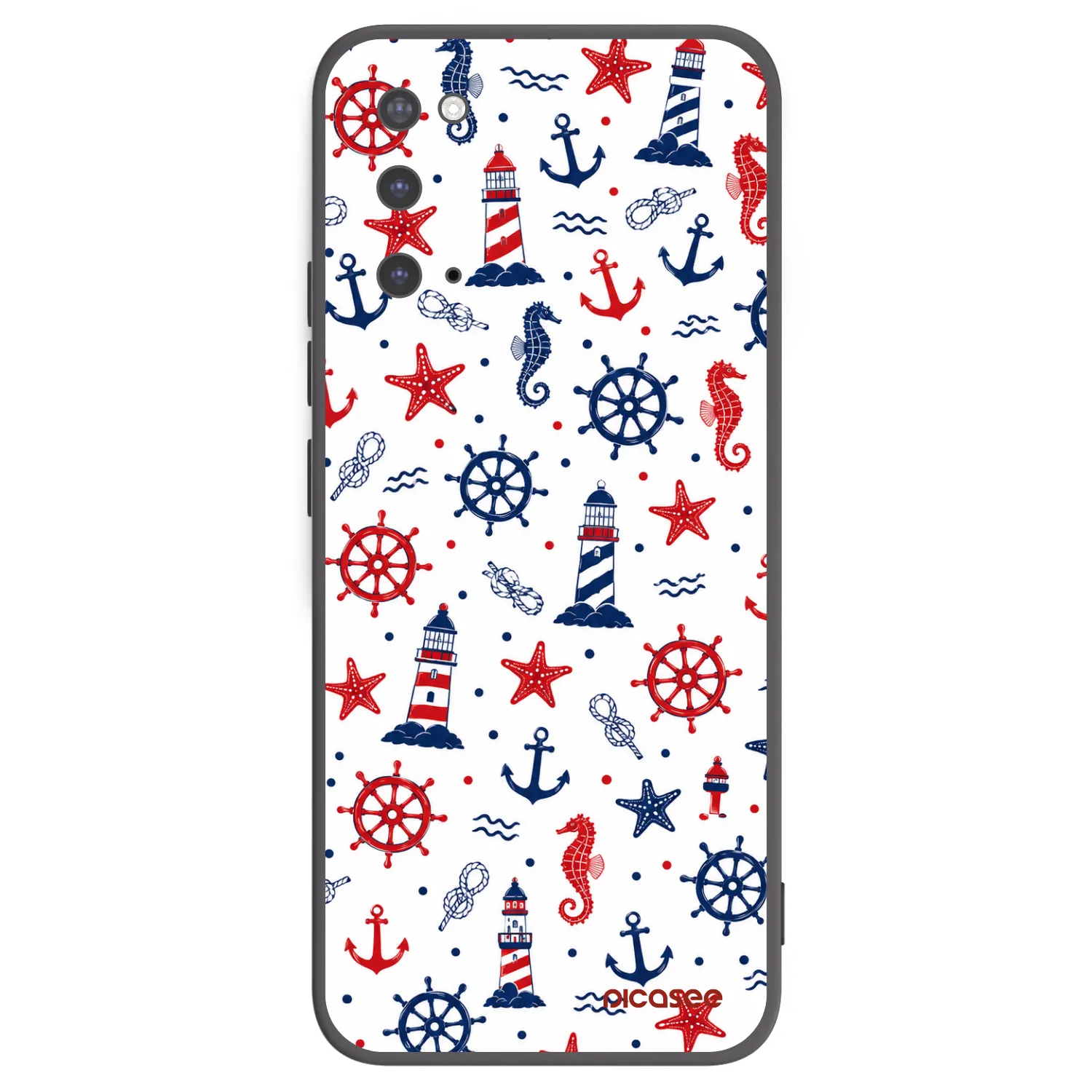 Picasee silikónový čierny obal pre Samsung Galaxy S20 G980F - Sailor Vibes