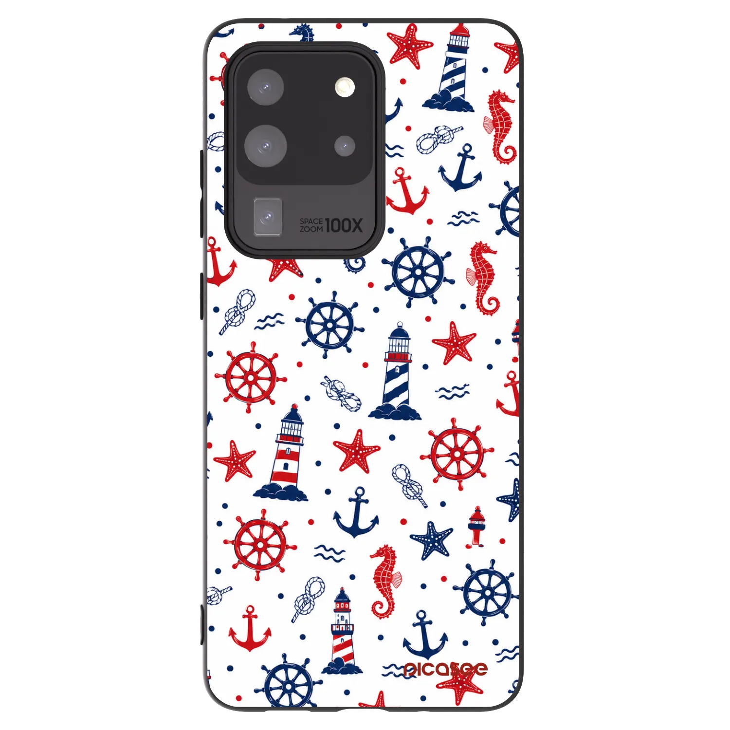 Picasee silikónový čierny obal pre Samsung Galaxy S20 Ultra 5G G988F - Sailor Vibes