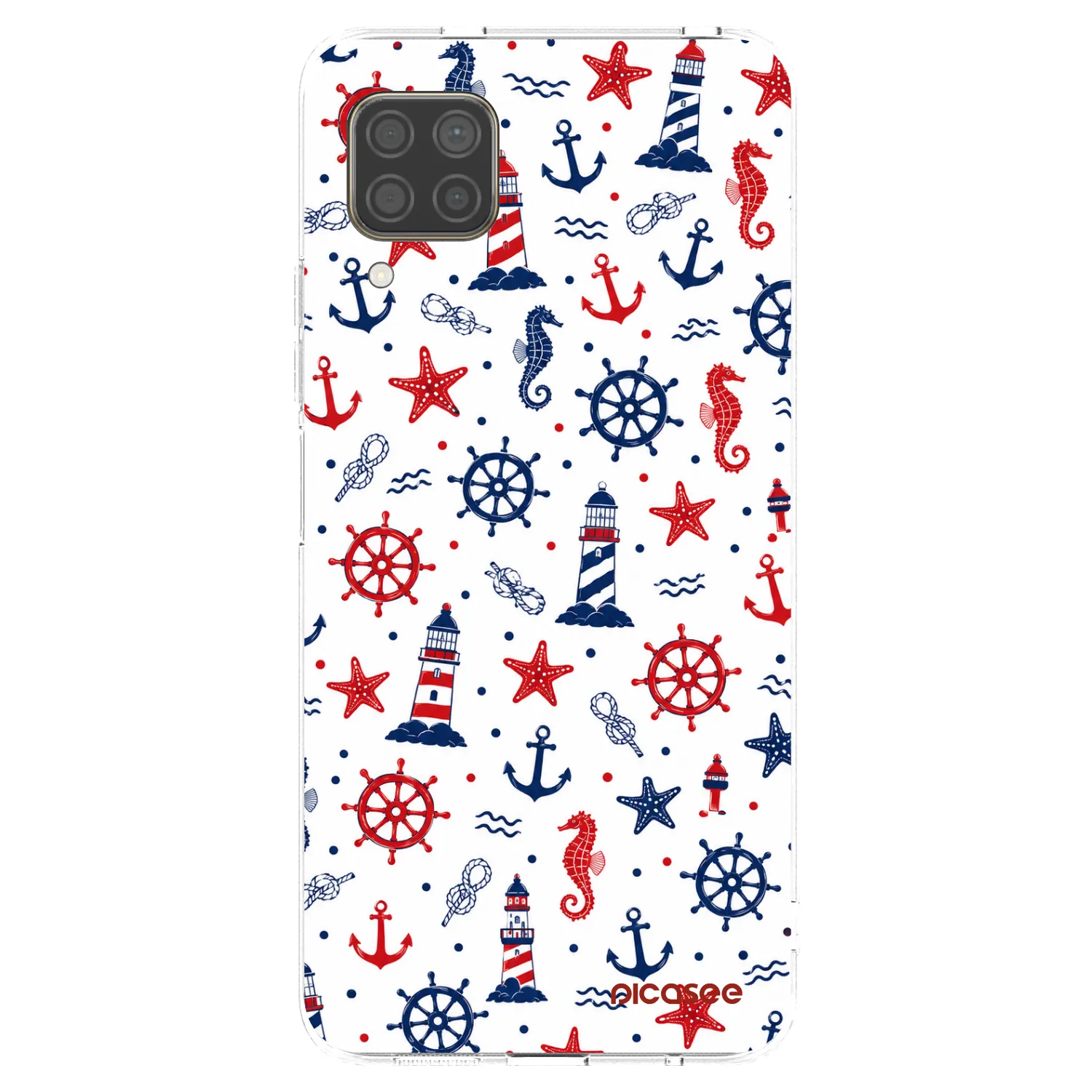 Picasee silikónový prehľadný obal pre Huawei P40 Lite - Sailor Vibes