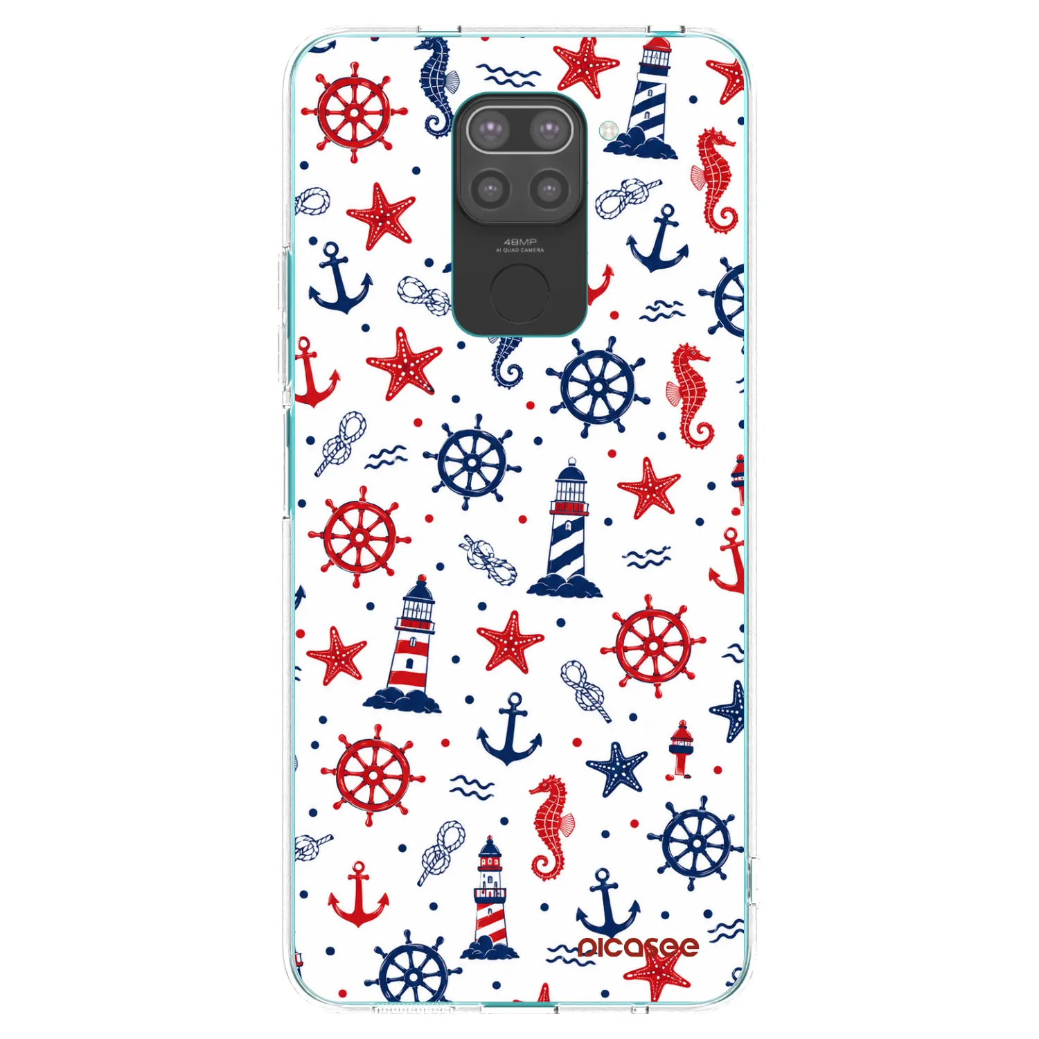 Picasee silikónový čierny obal pre Xiaomi Redmi Note 9 - Sailor Vibes