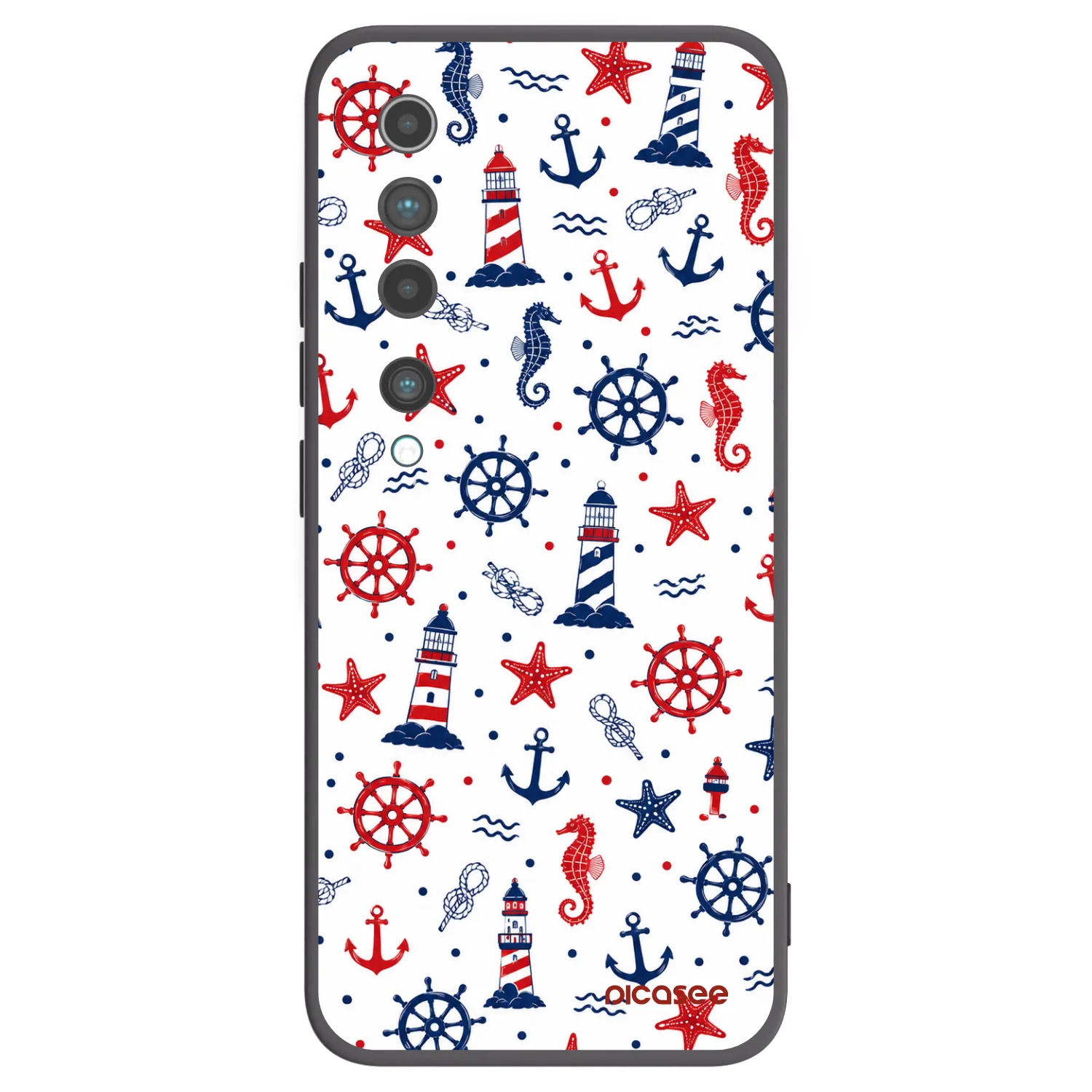 Picasee silikónový čierny obal pre Xiaomi Mi 10 - Sailor Vibes