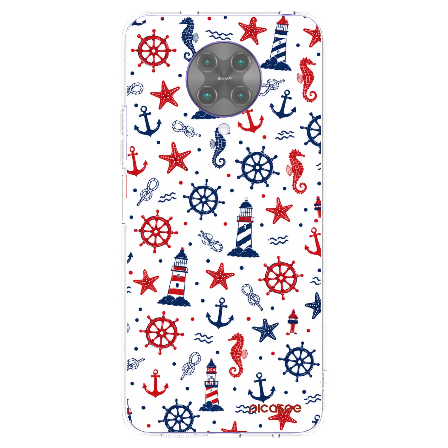 Picasee silikónový prehľadný obal pre Xiaomi Poco F2 Pro - Sailor Vibes