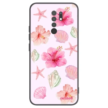 Picasee silikónový čierny obal pre Xiaomi Redmi 9 - Blush Lagoon
