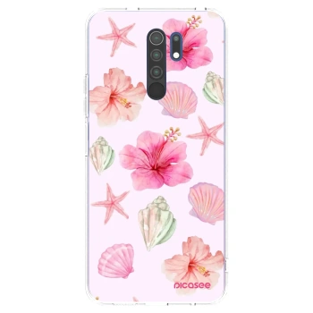 Picasee silikónový prehľadný obal pre Xiaomi Redmi 9 - Blush Lagoon